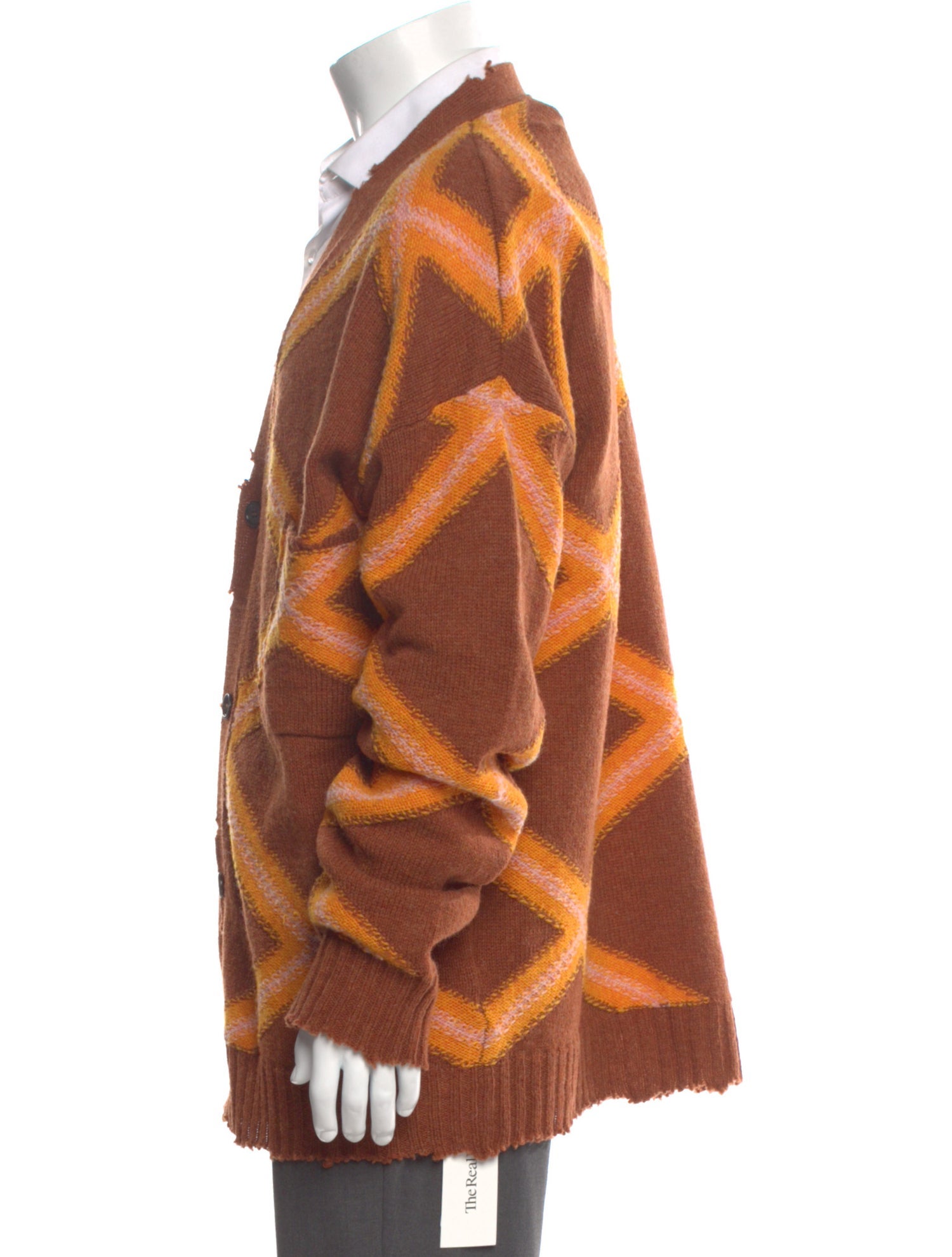 Marni Virgin Wool Striped Cardigan