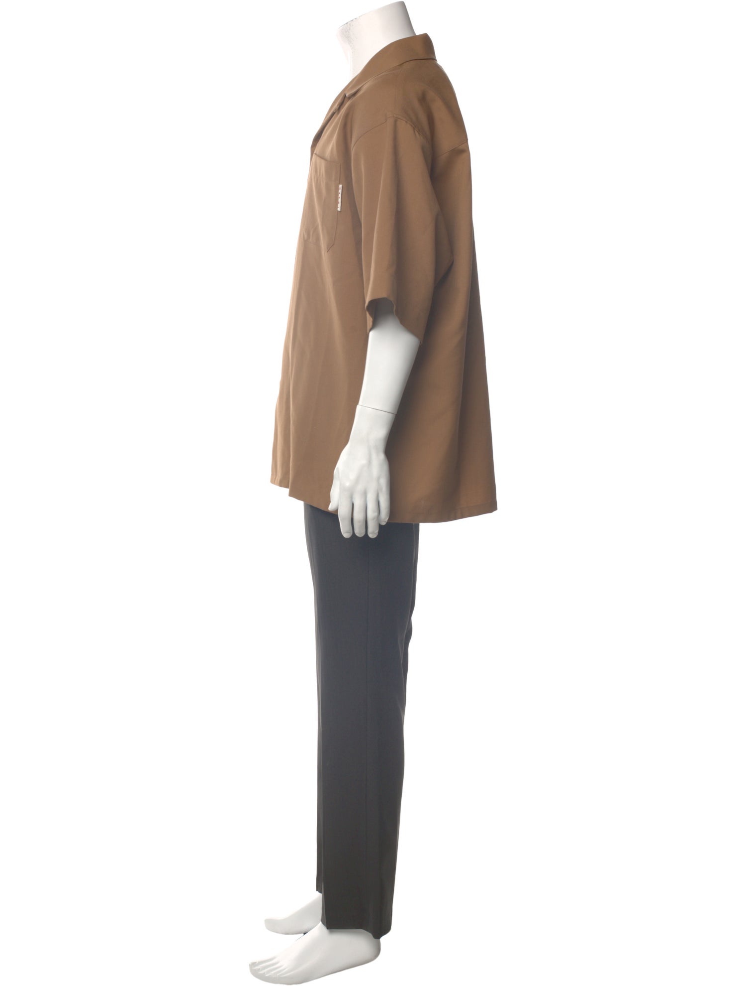 Marni Virgin Wool Short Sleeve Shirt