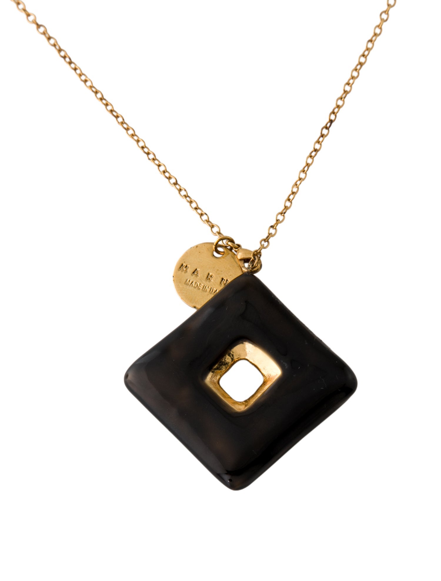 Marni Marni Enamel Trapezio Necklace