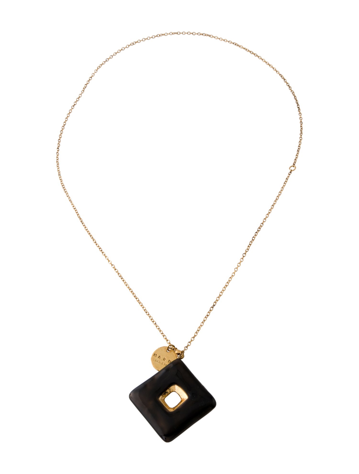 Marni Marni Enamel Trapezio Necklace