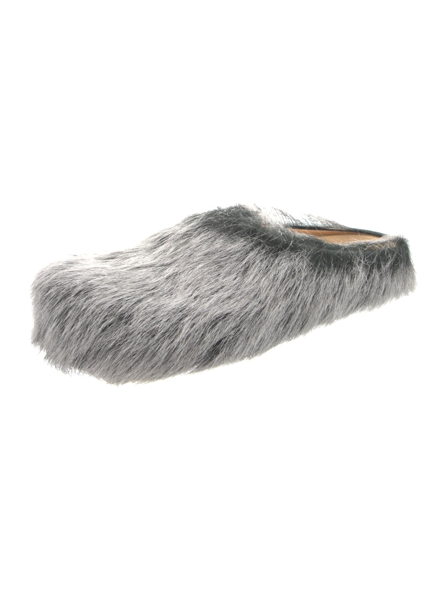 Marni Fur Printed Slippers