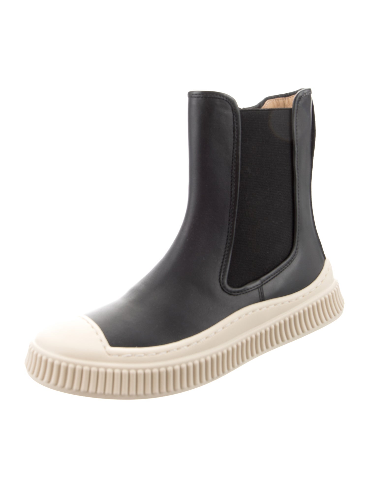 Marni Leather High Top Sneakers