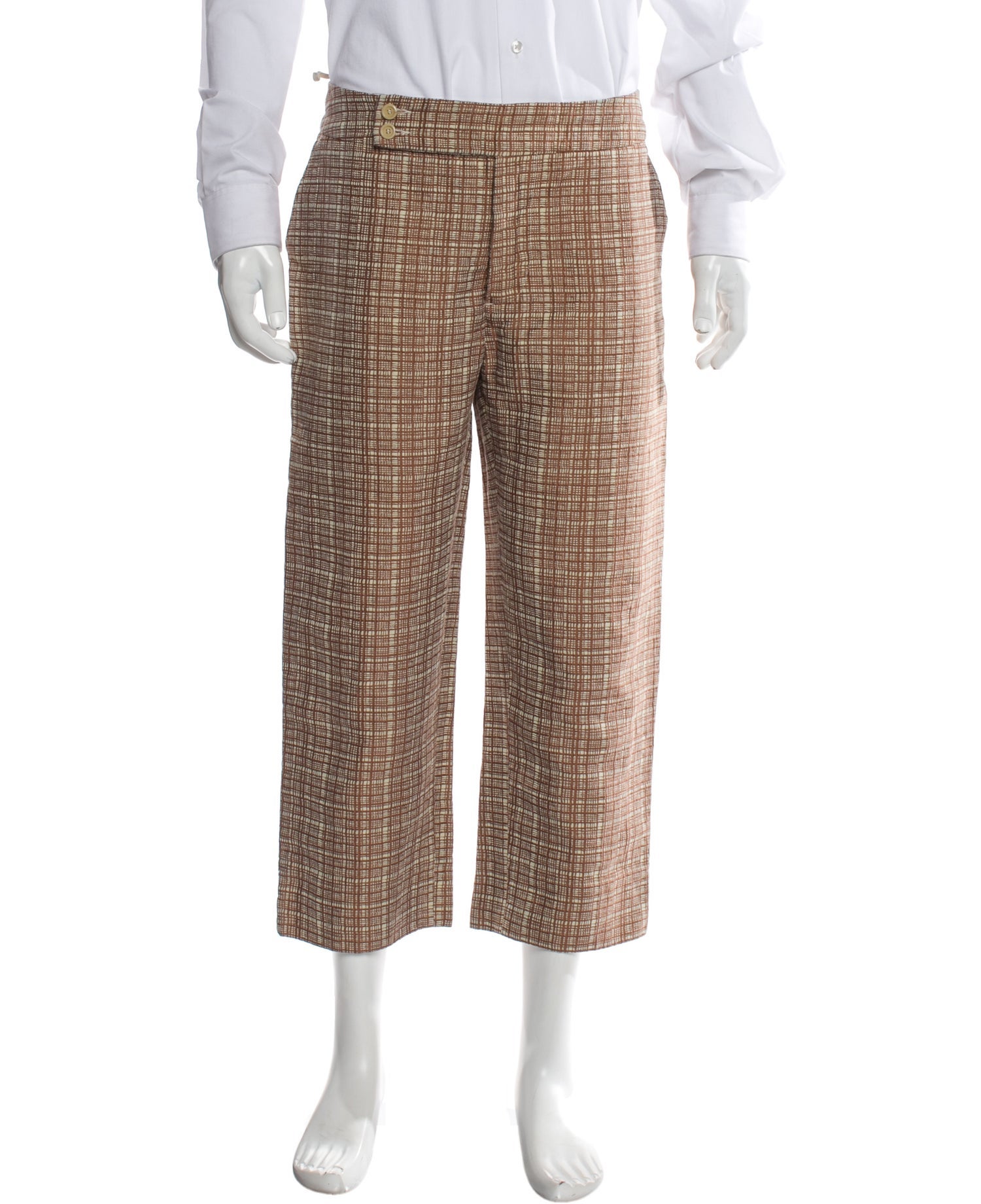 Marni Plaid Print Pants