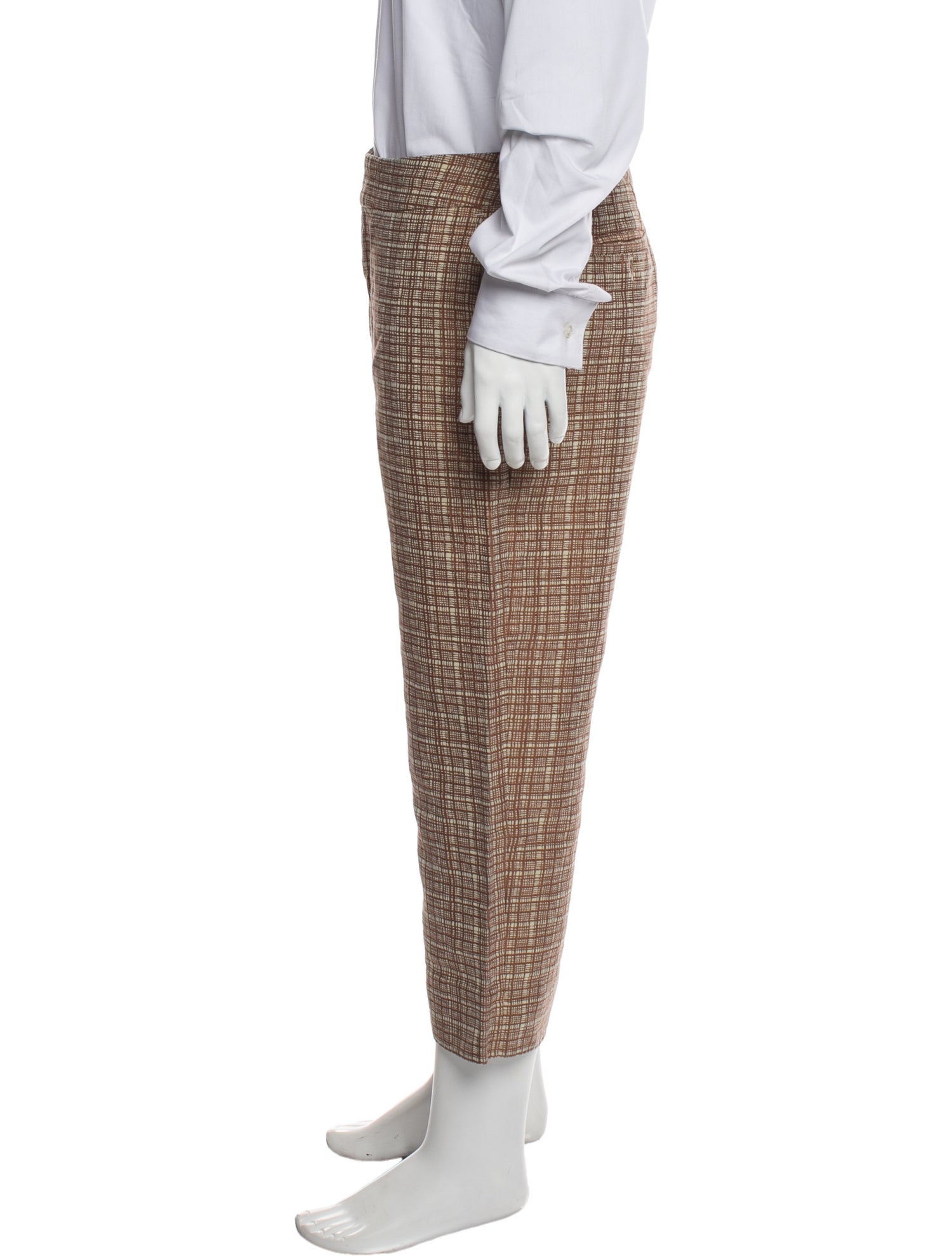 Marni Plaid Print Pants