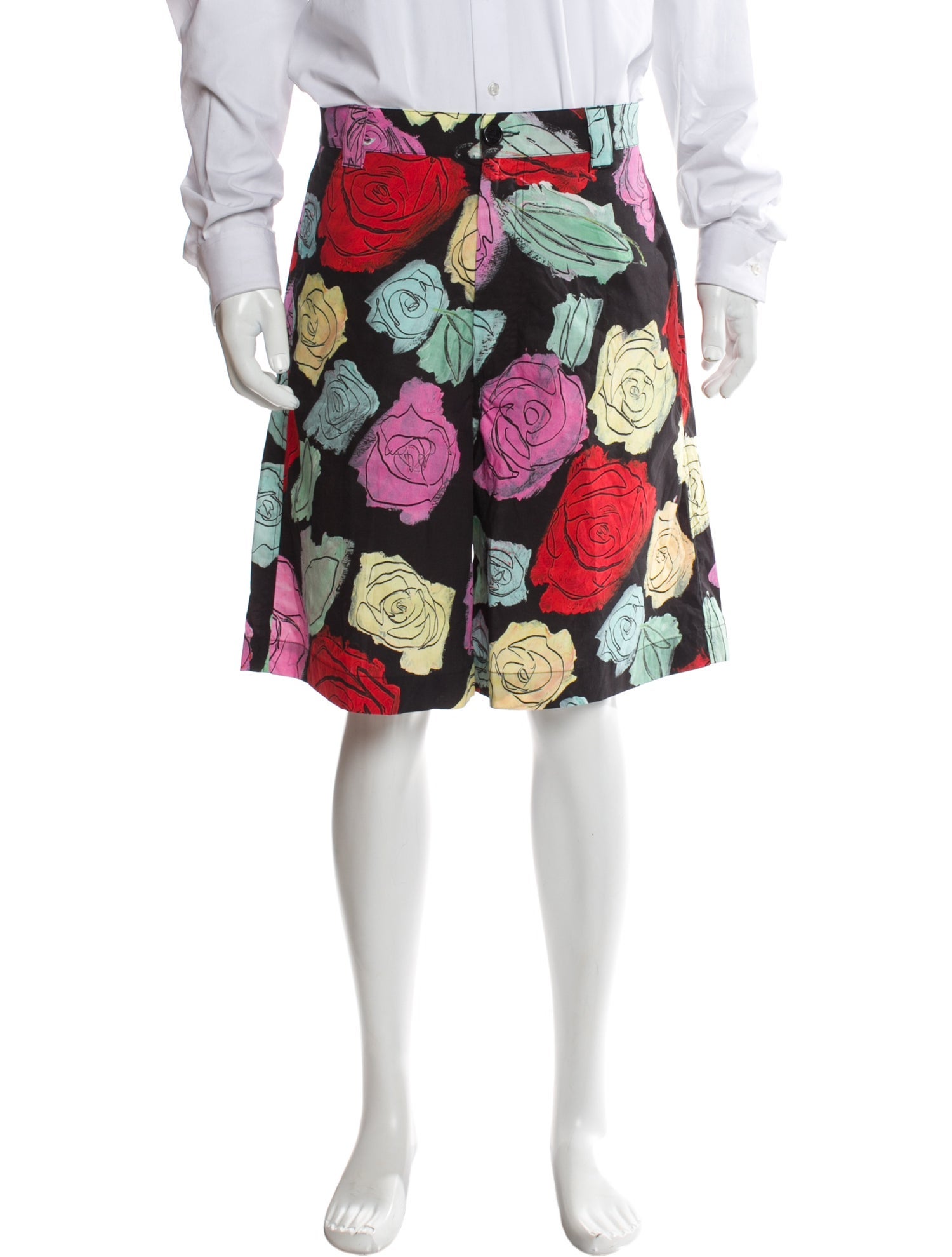 Marni Floral Print Flat Front Shorts w/ Tags