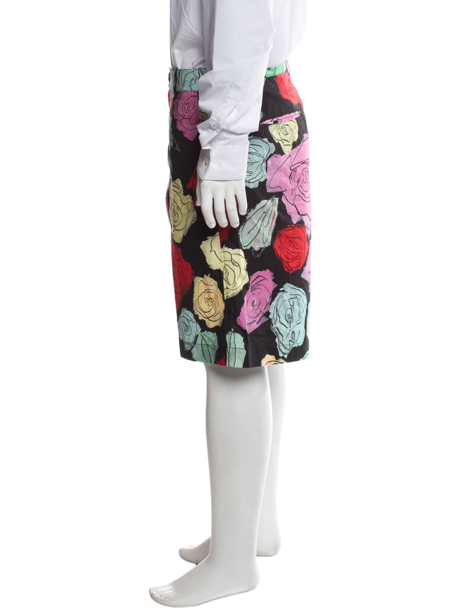 Marni Floral Print Flat Front Shorts w/ Tags