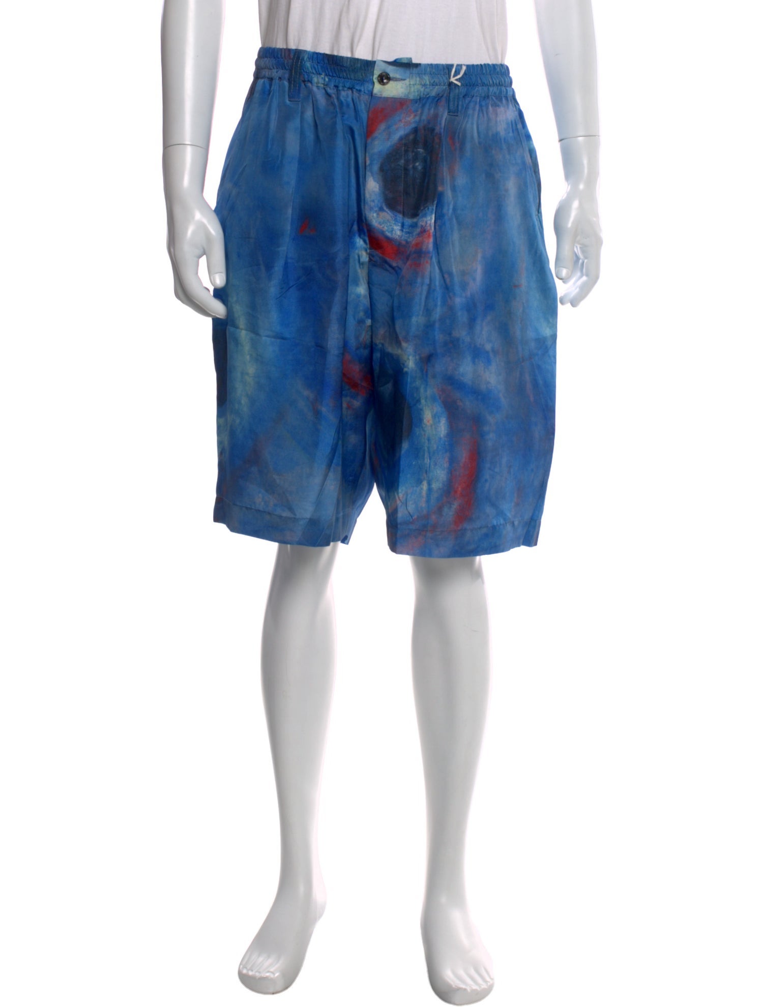 Marni Silk Flat Front Shorts