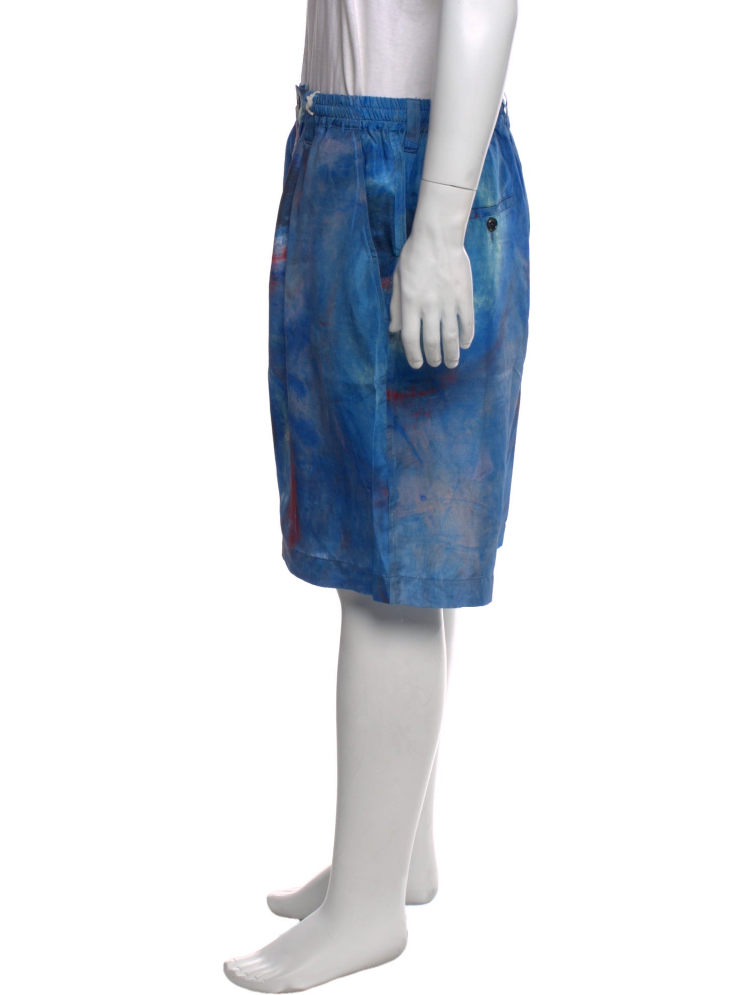 Marni Silk Flat Front Shorts