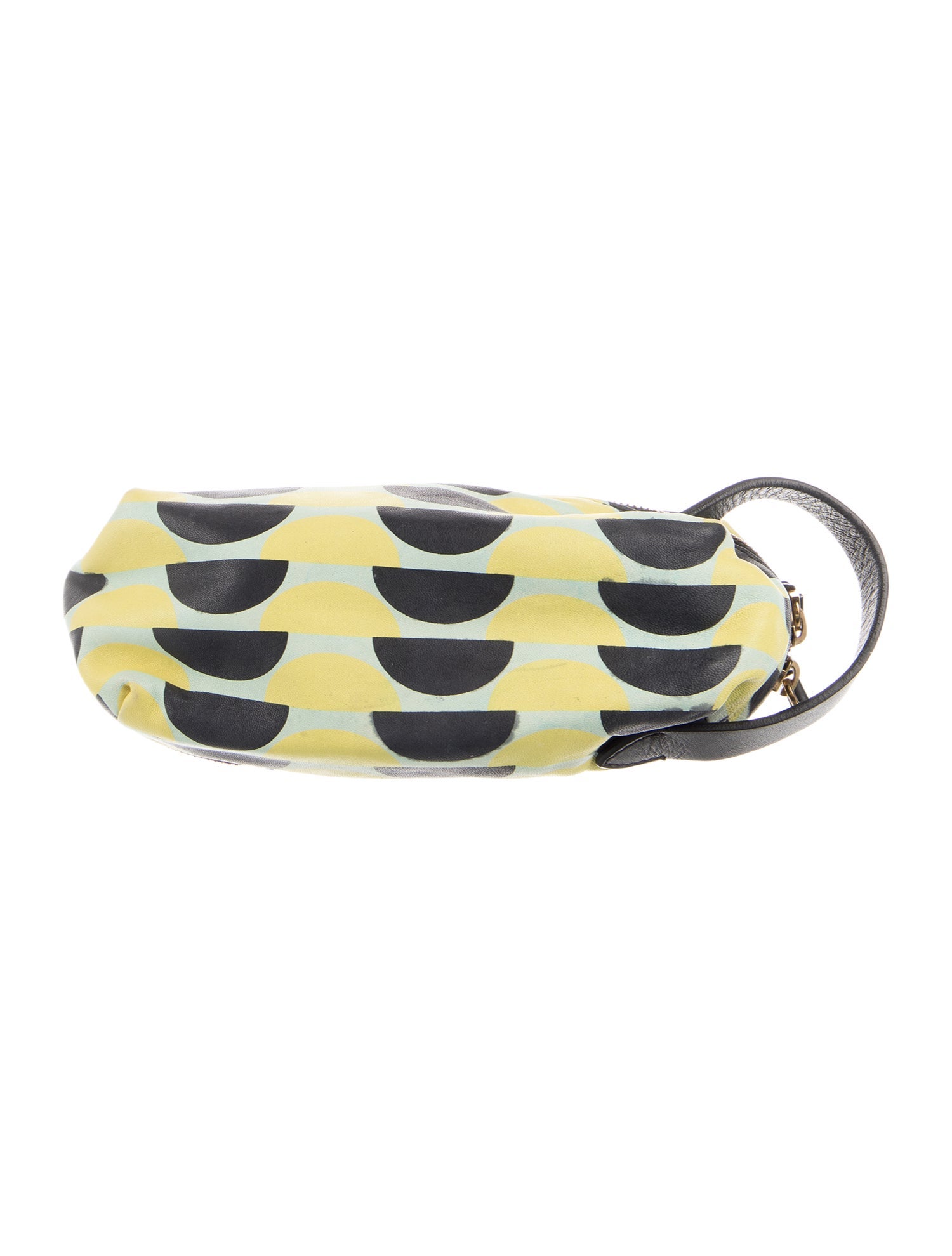 Marni Pattern Print Zip Closure Cosmetic Bag