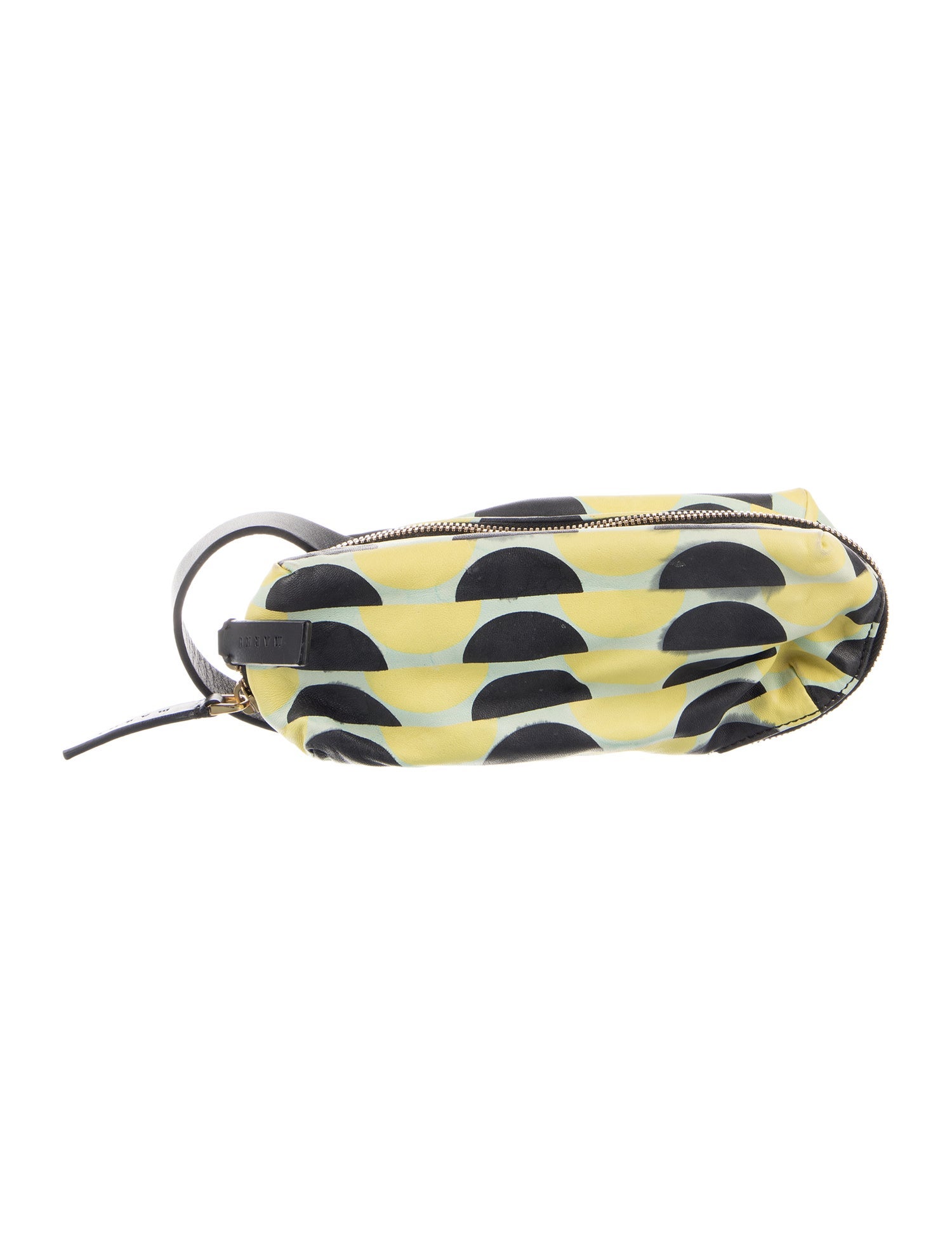 Marni Pattern Print Zip Closure Cosmetic Bag