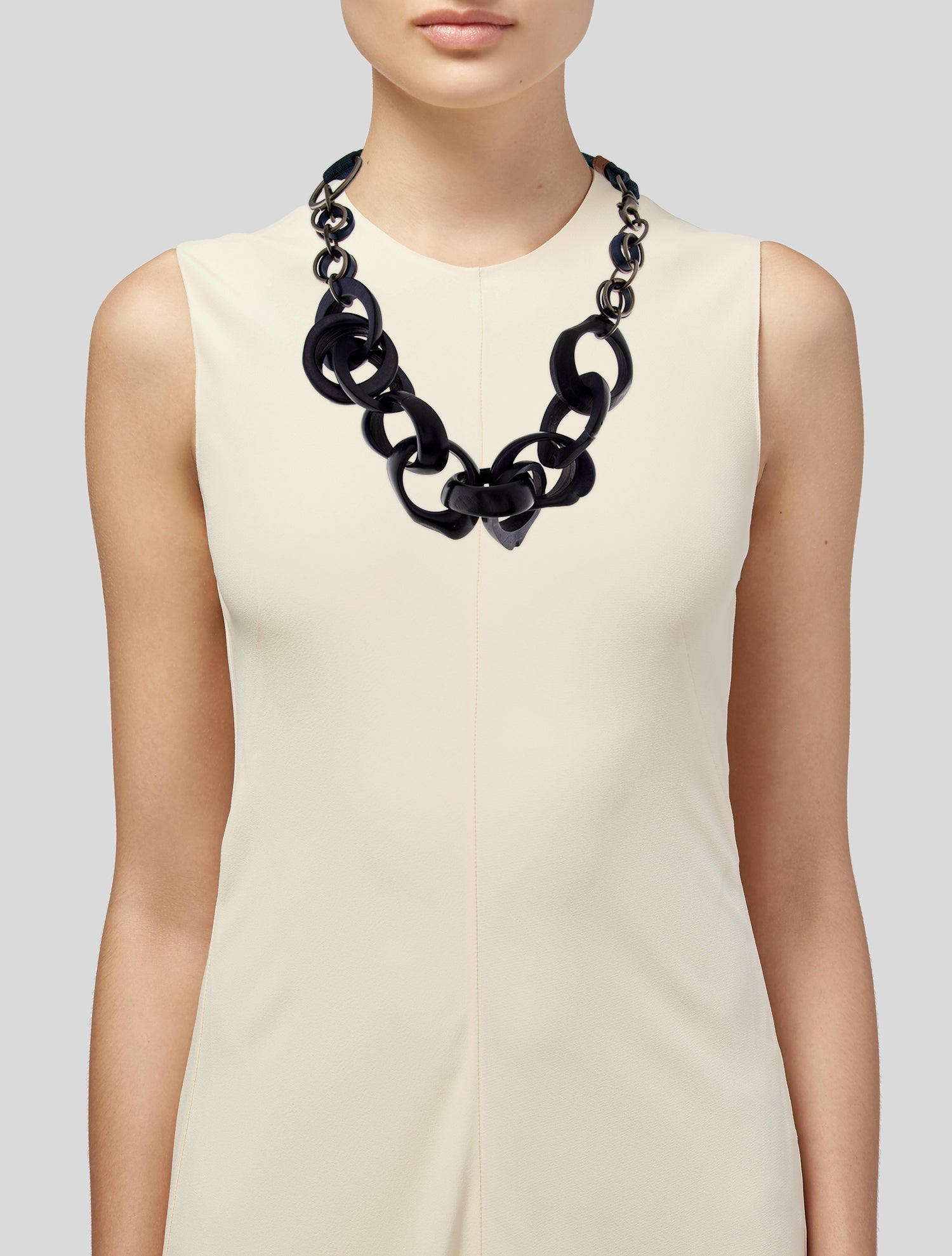 Marni Resin And Wood Collar Necklace