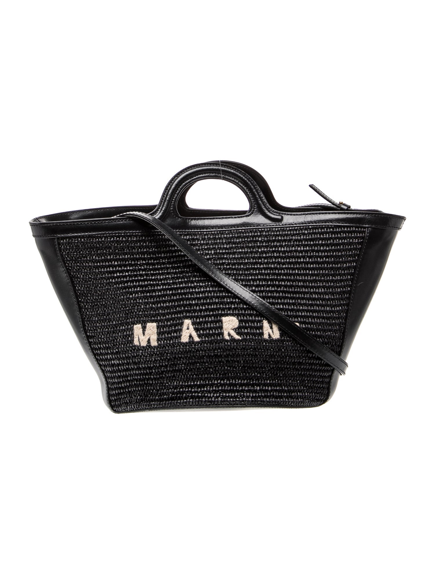 Marni Raffia Top Handle Bag