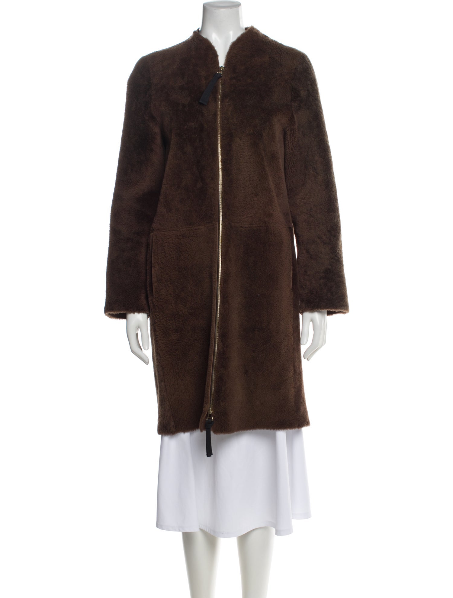 Marni Shearling Faux Fur Coat