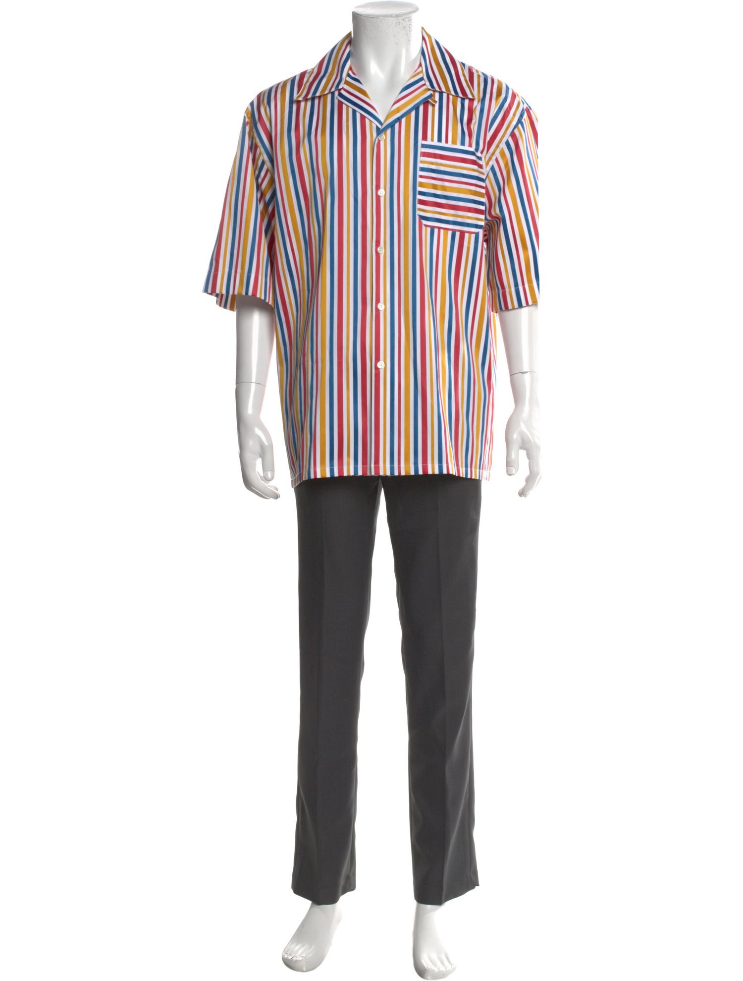 Marni Striped Short Sleeve Shirt w/ Tags