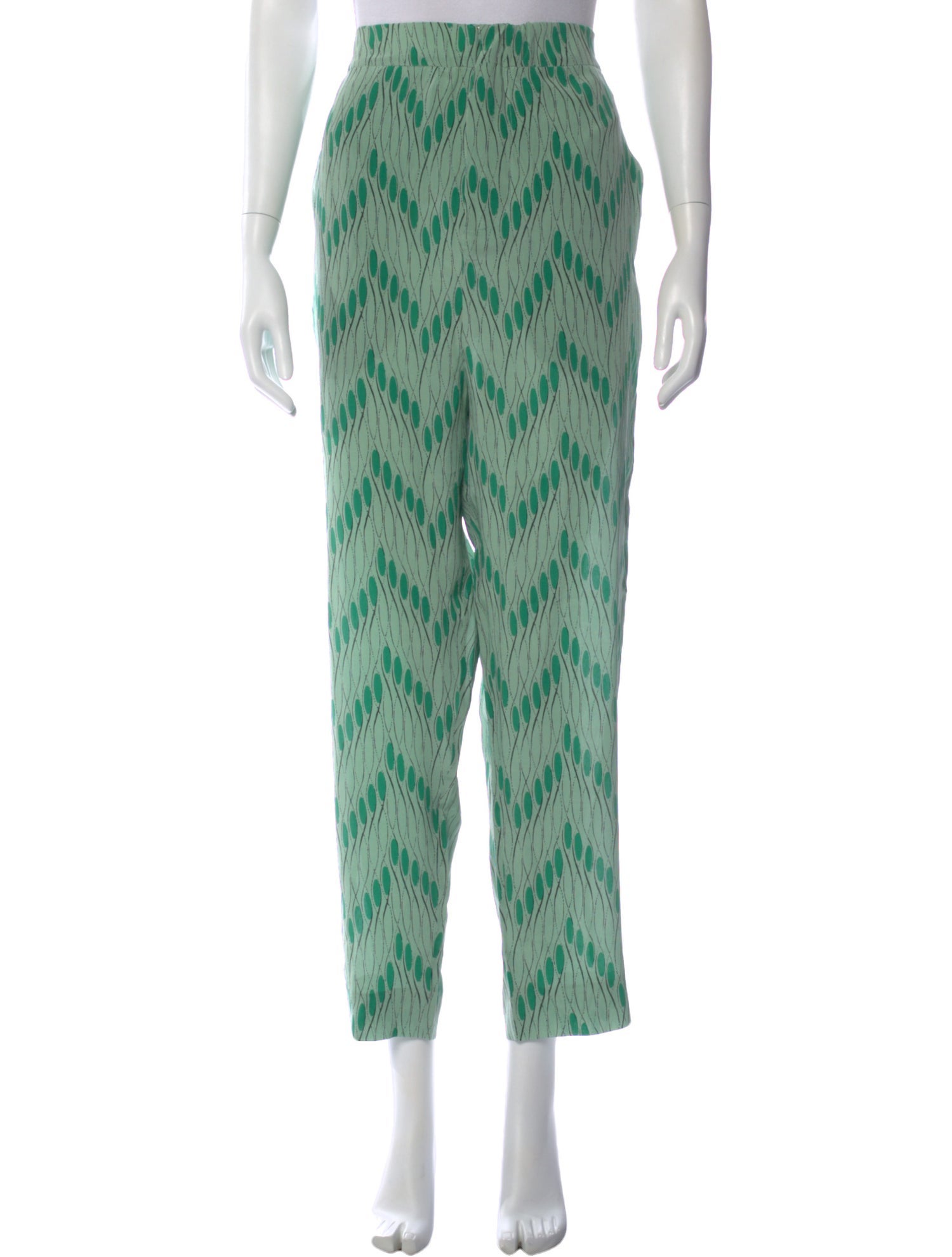 Marni Silk Straight Leg Pants