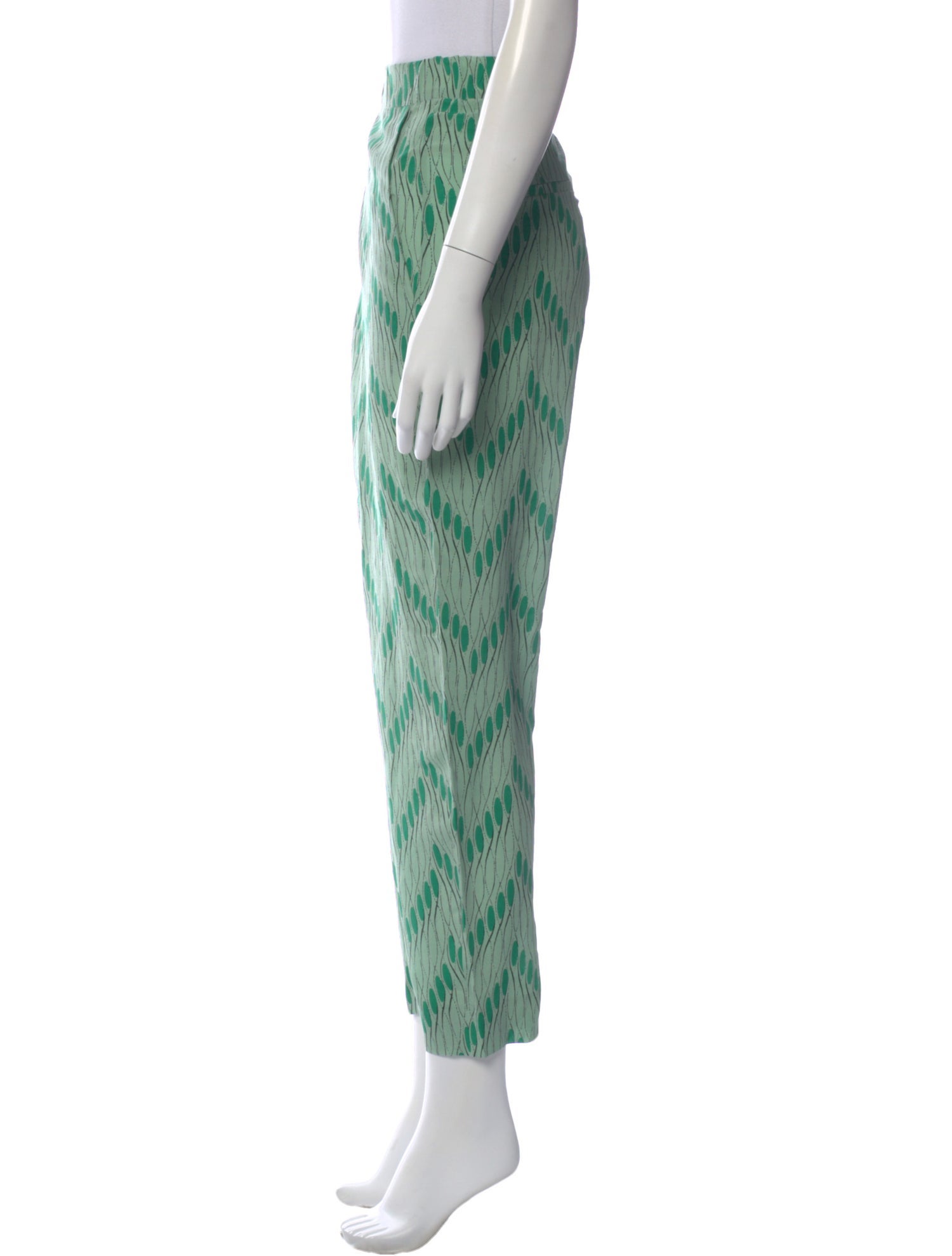 Marni Silk Straight Leg Pants