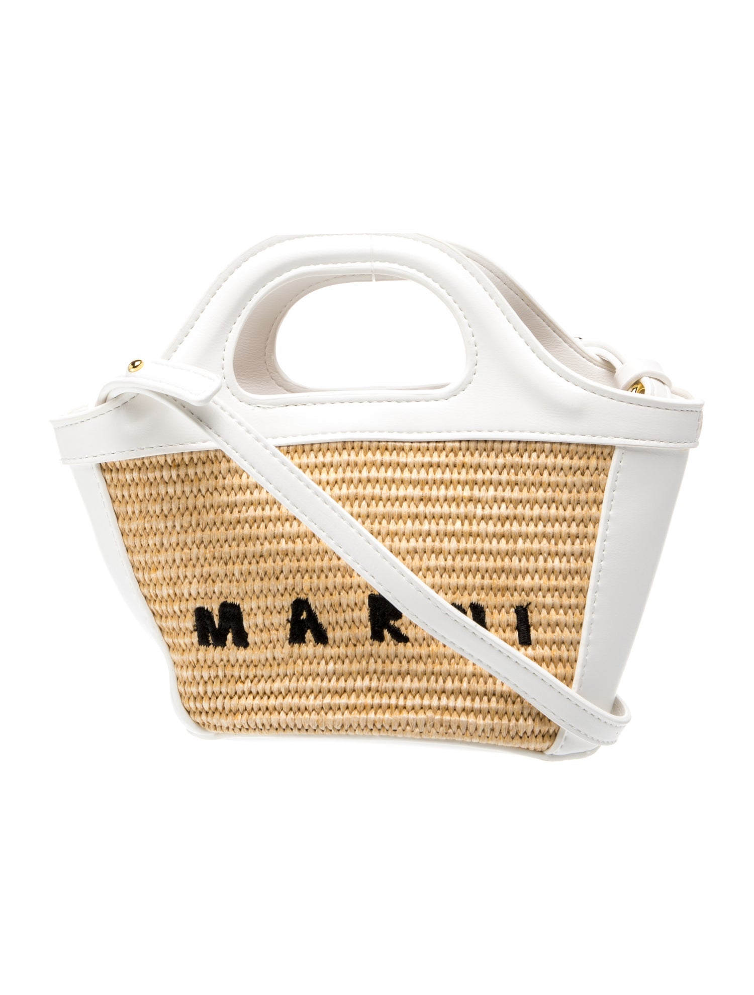 Marni Raffia Top Handle Bag