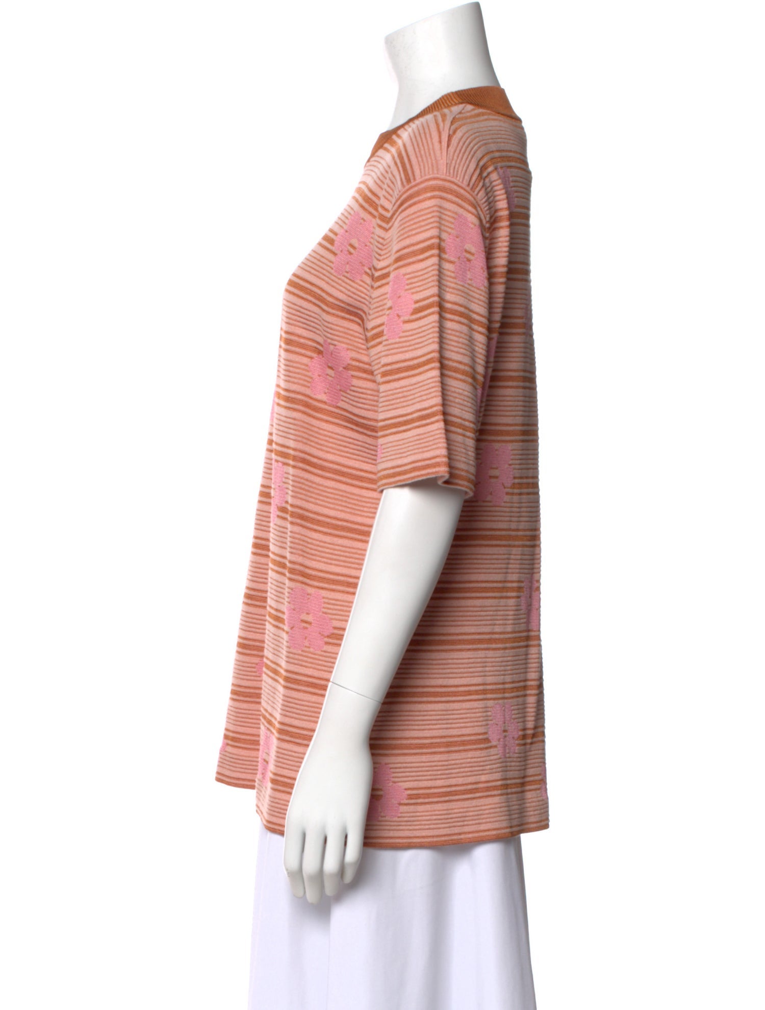 Marni Floral Print Crew Neck Top