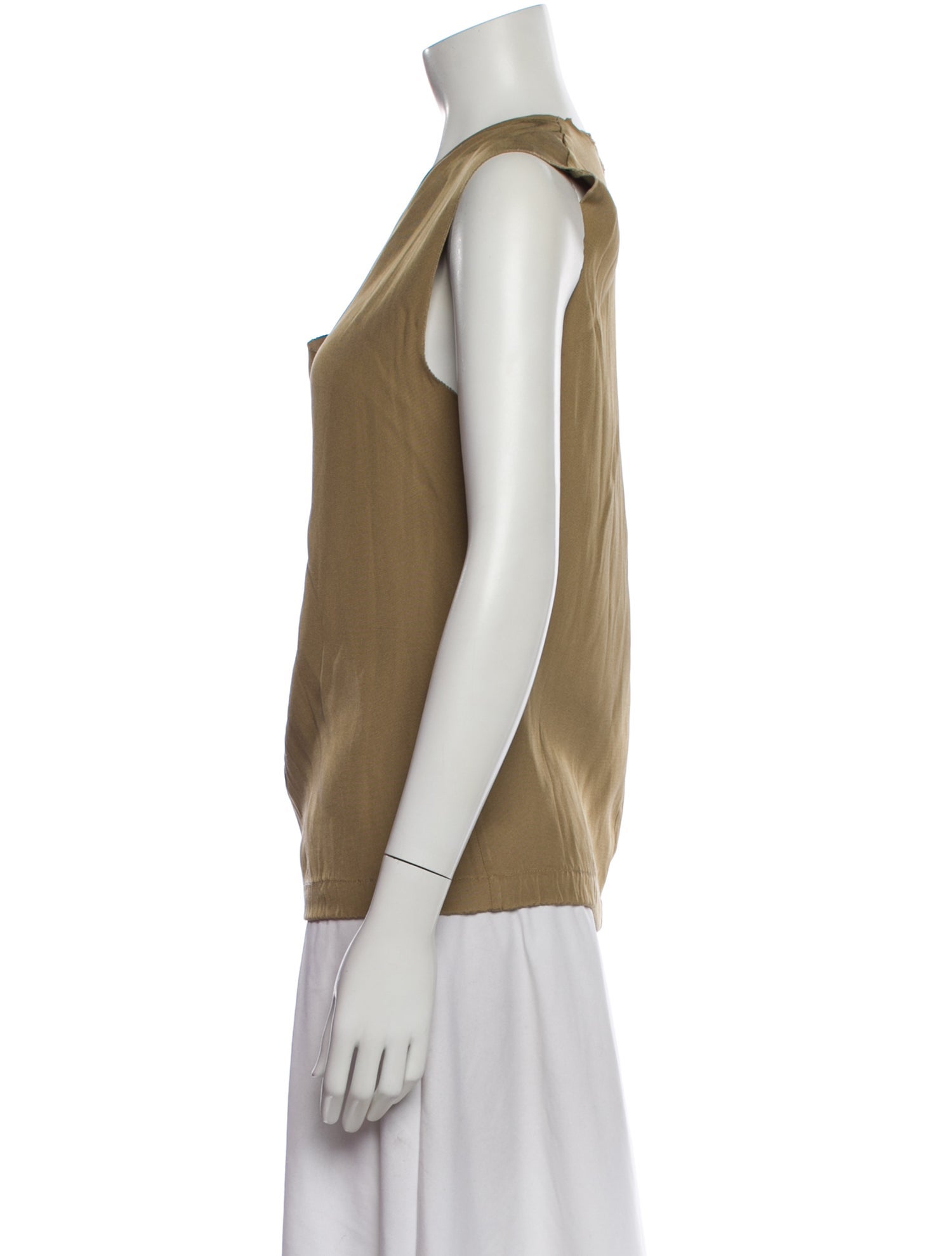 Marni V-Neck Sleeveless Top