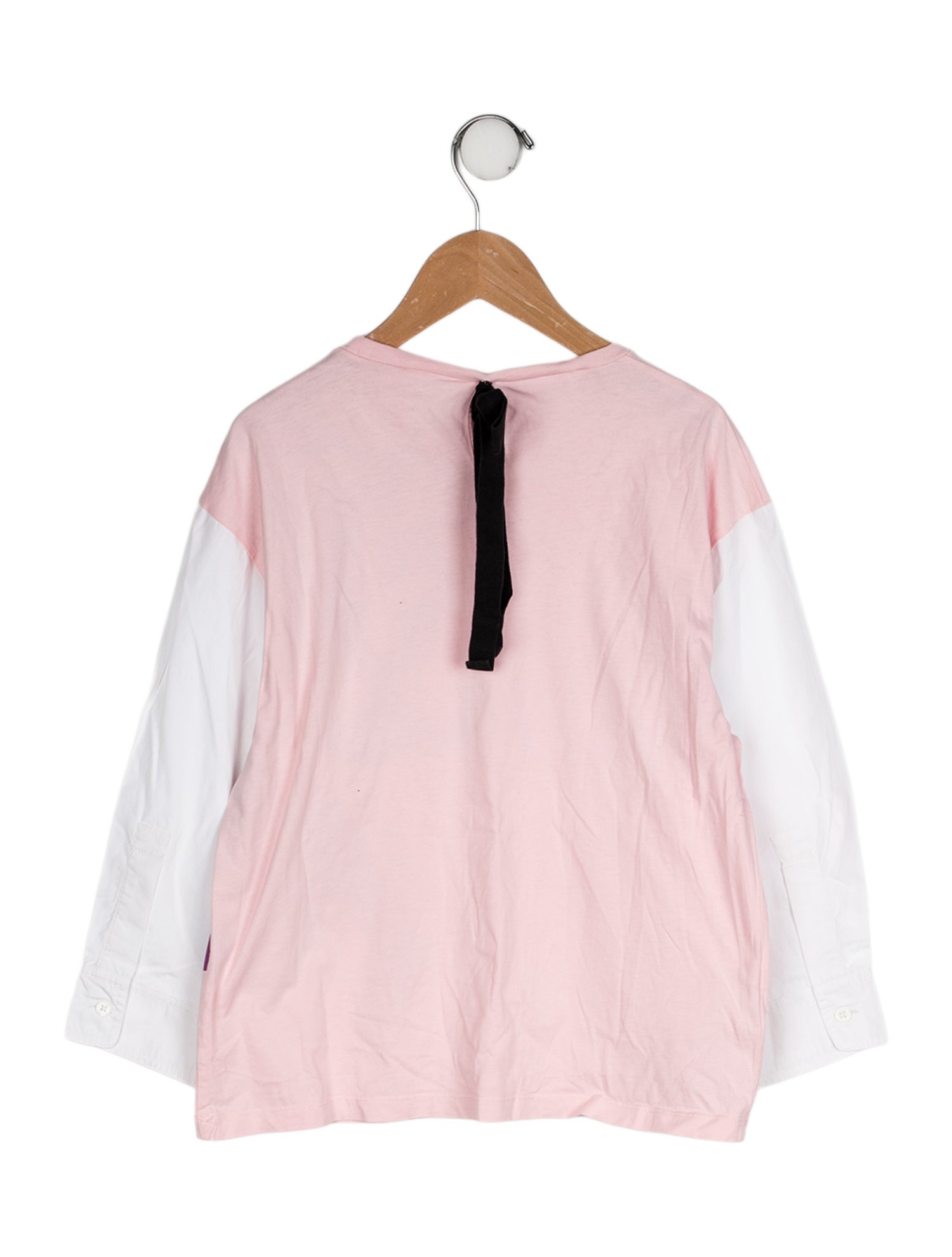 Marni Cotton Graphic Print Long Sleeve T Shirt