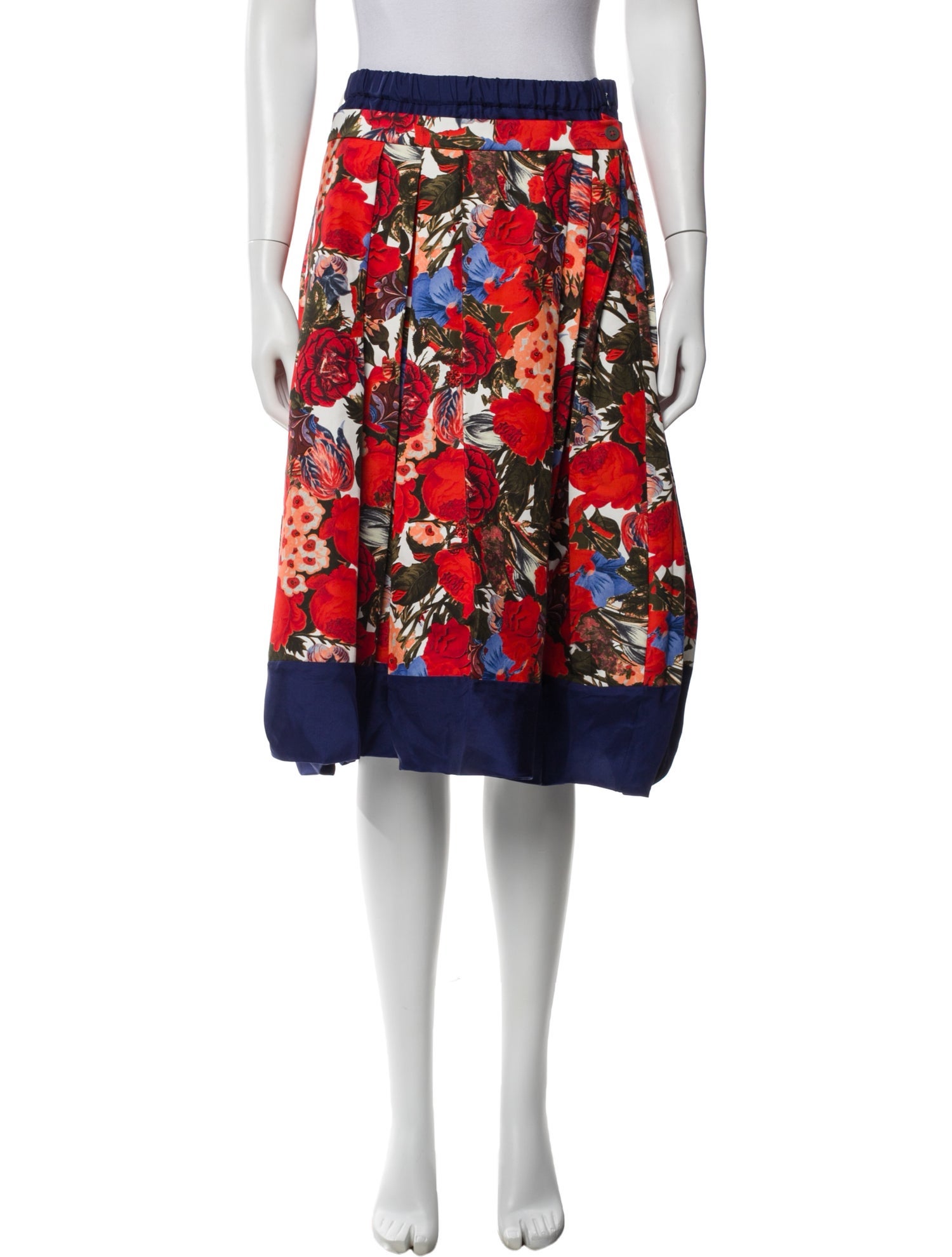 Marni Floral Print Knee-Length Skirt w/ Tags