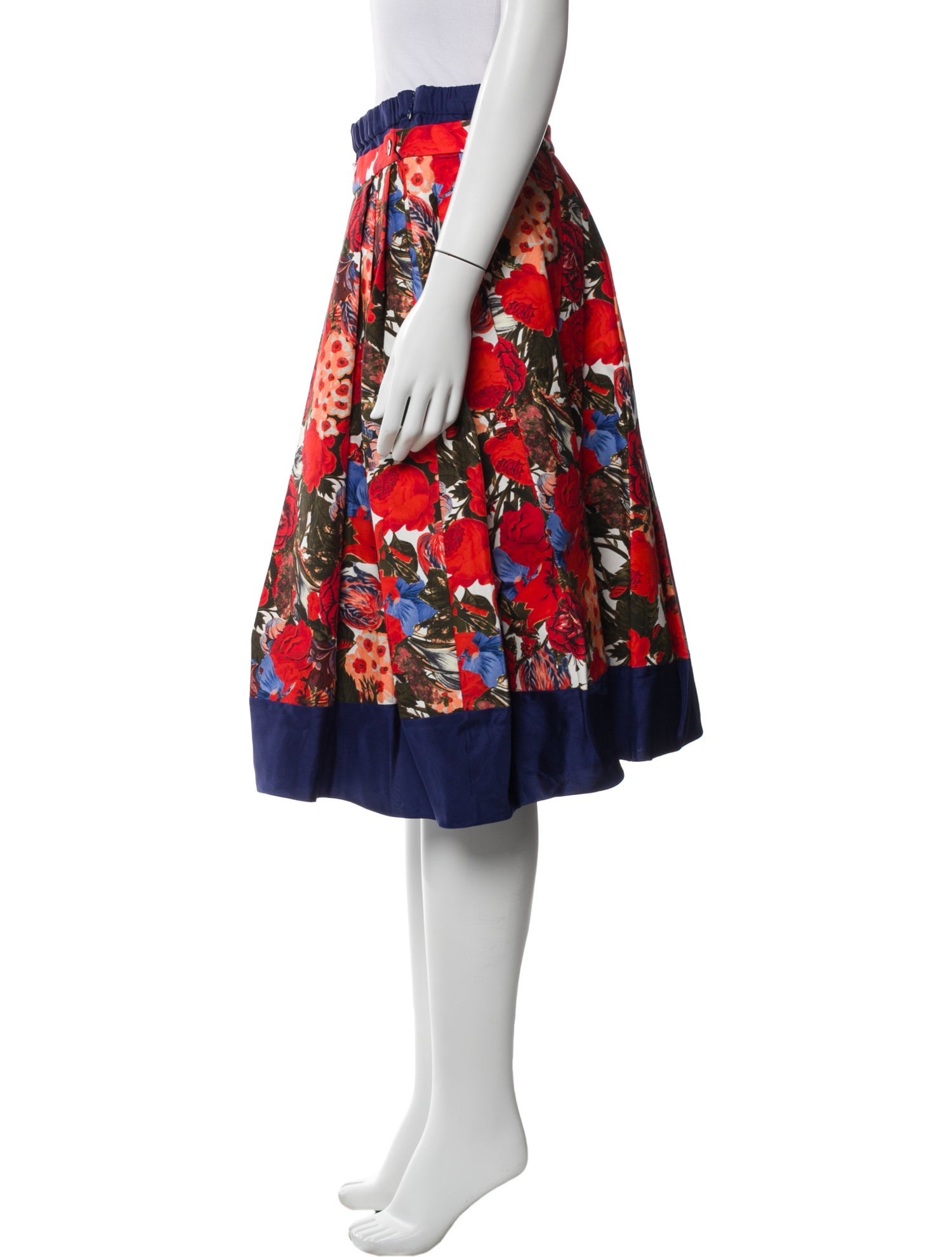 Marni Floral Print Knee-Length Skirt w/ Tags