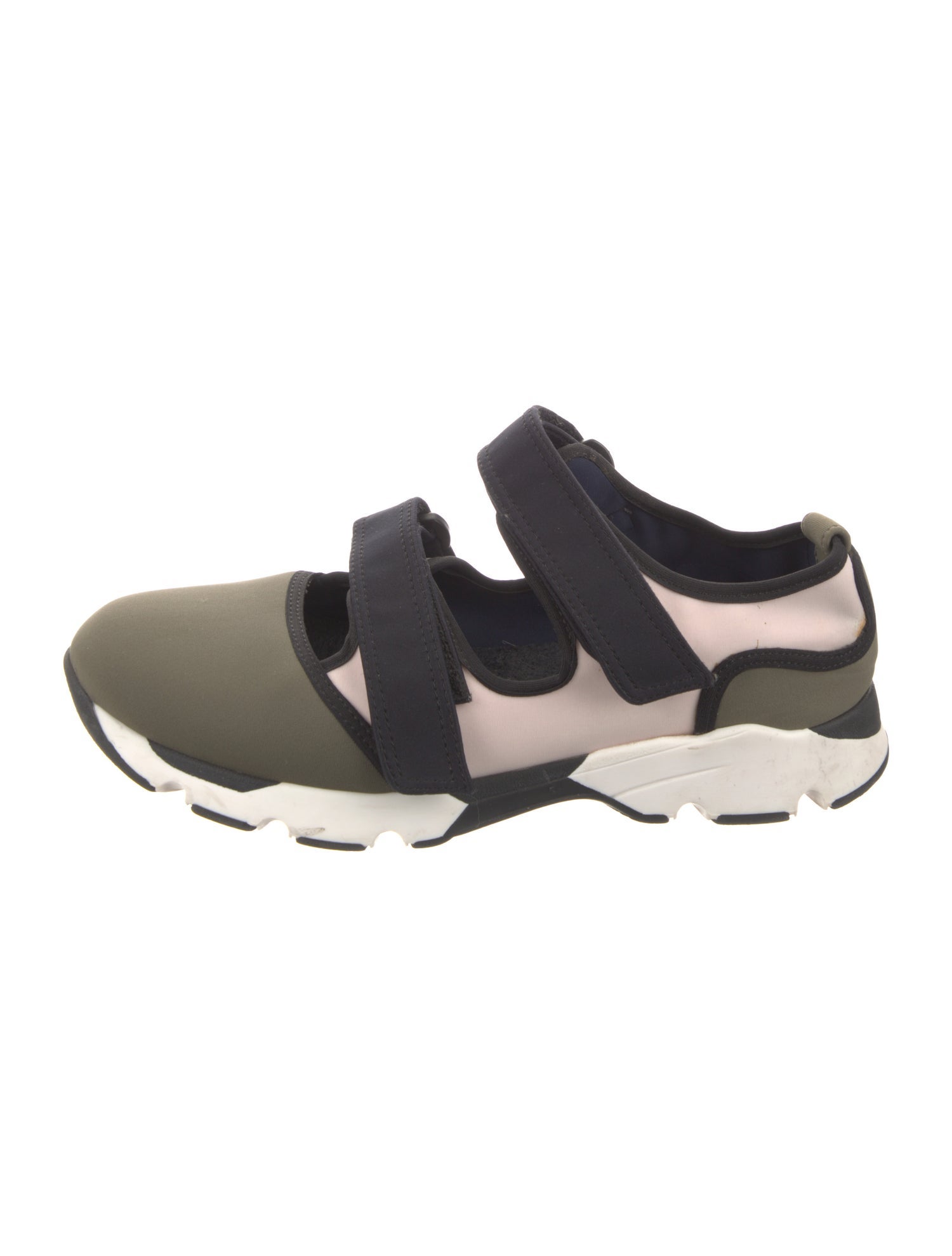 Marni Neoprene Colorblock Pattern Sneakers