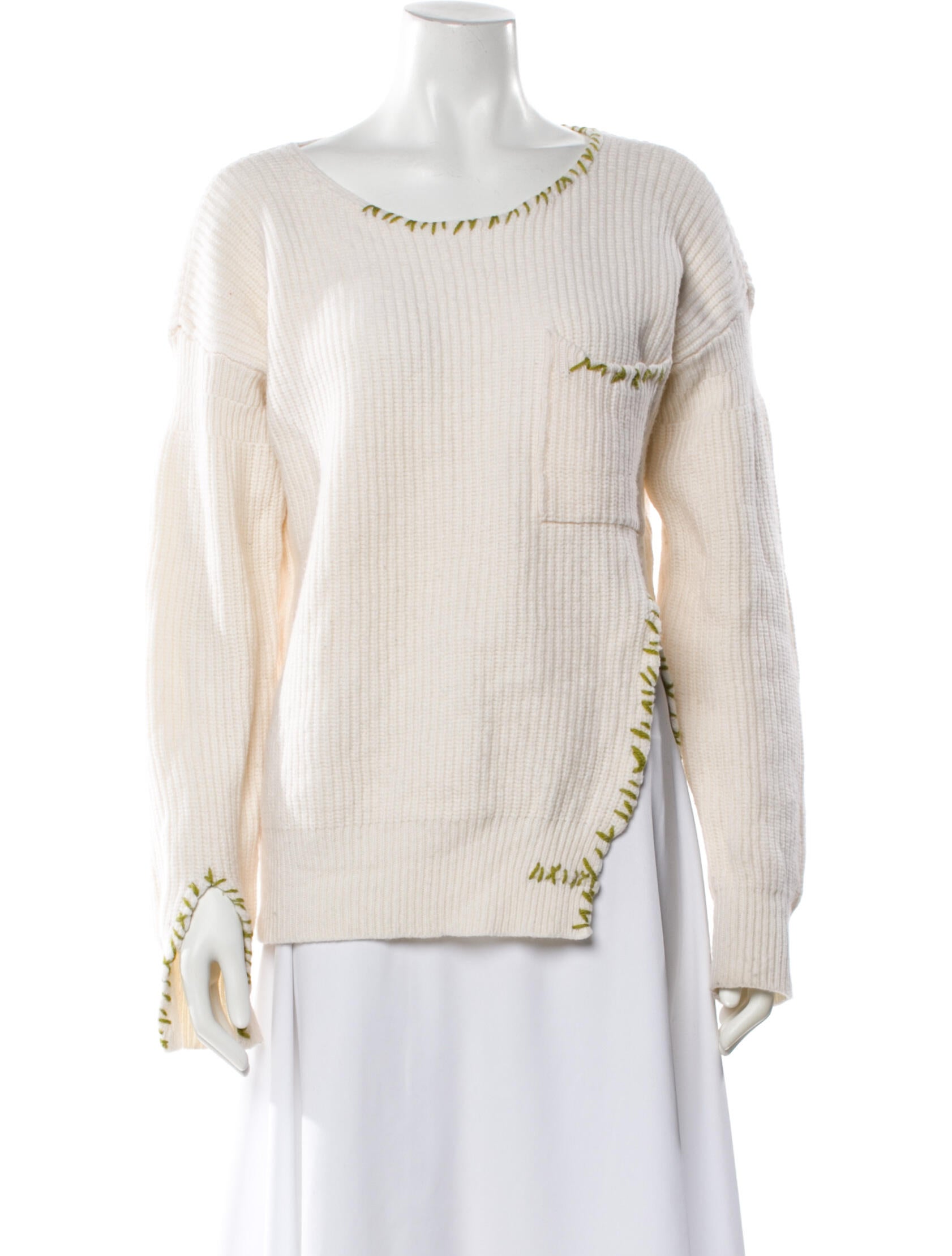 Marni Virgin Wool Bateau Neckline Sweater