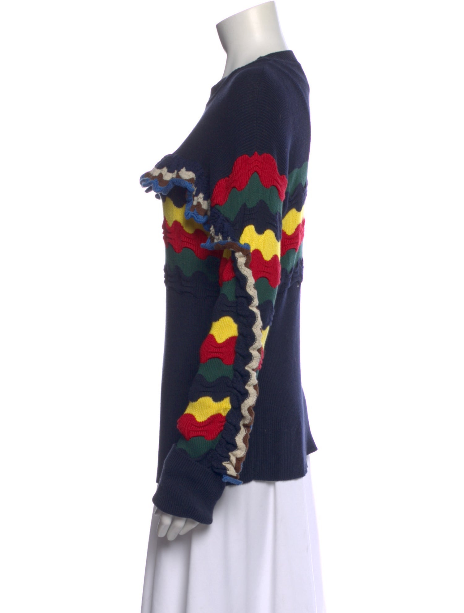 Marni Striped Crew Neck Top