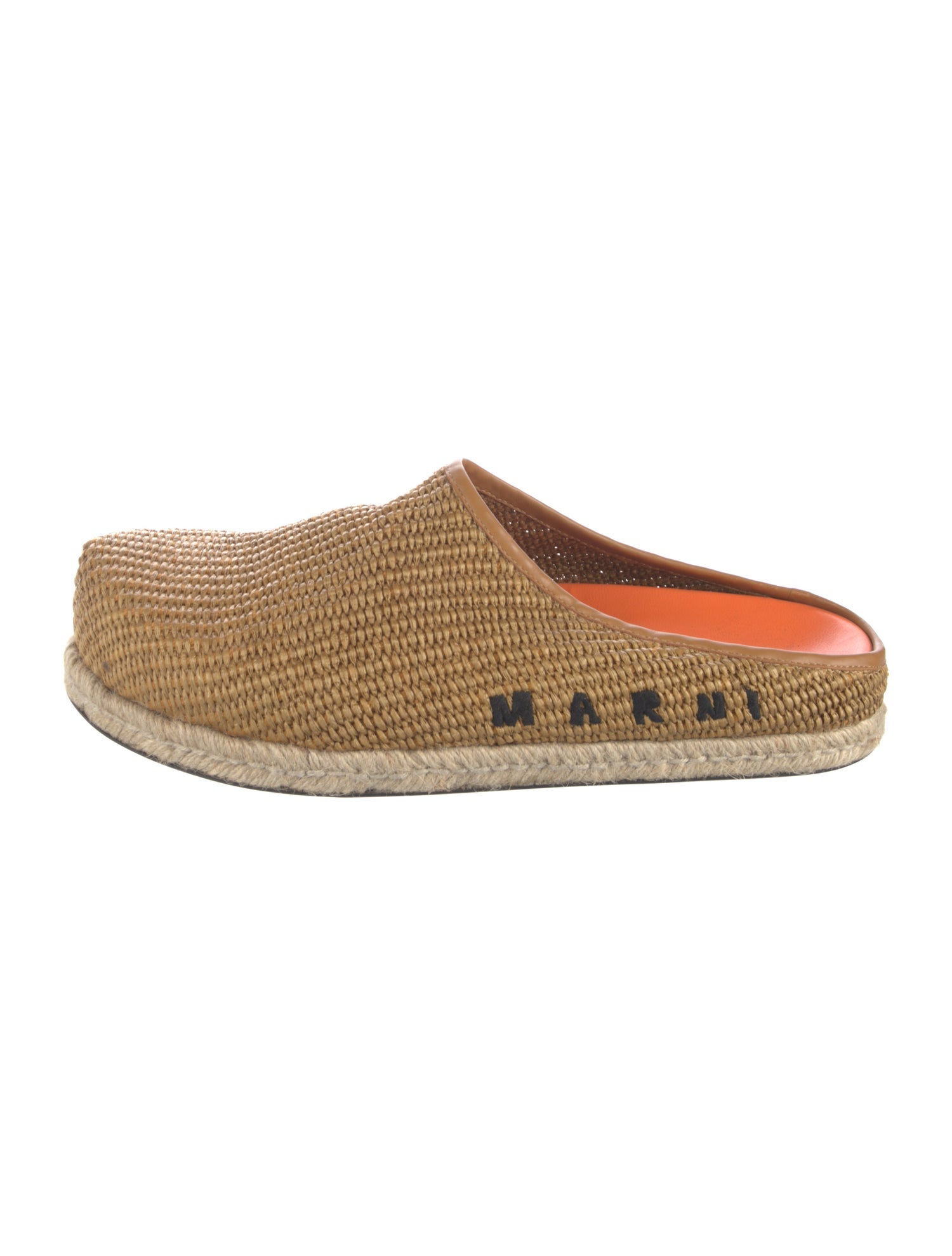 Marni Straw Braided Accents Espadrilles