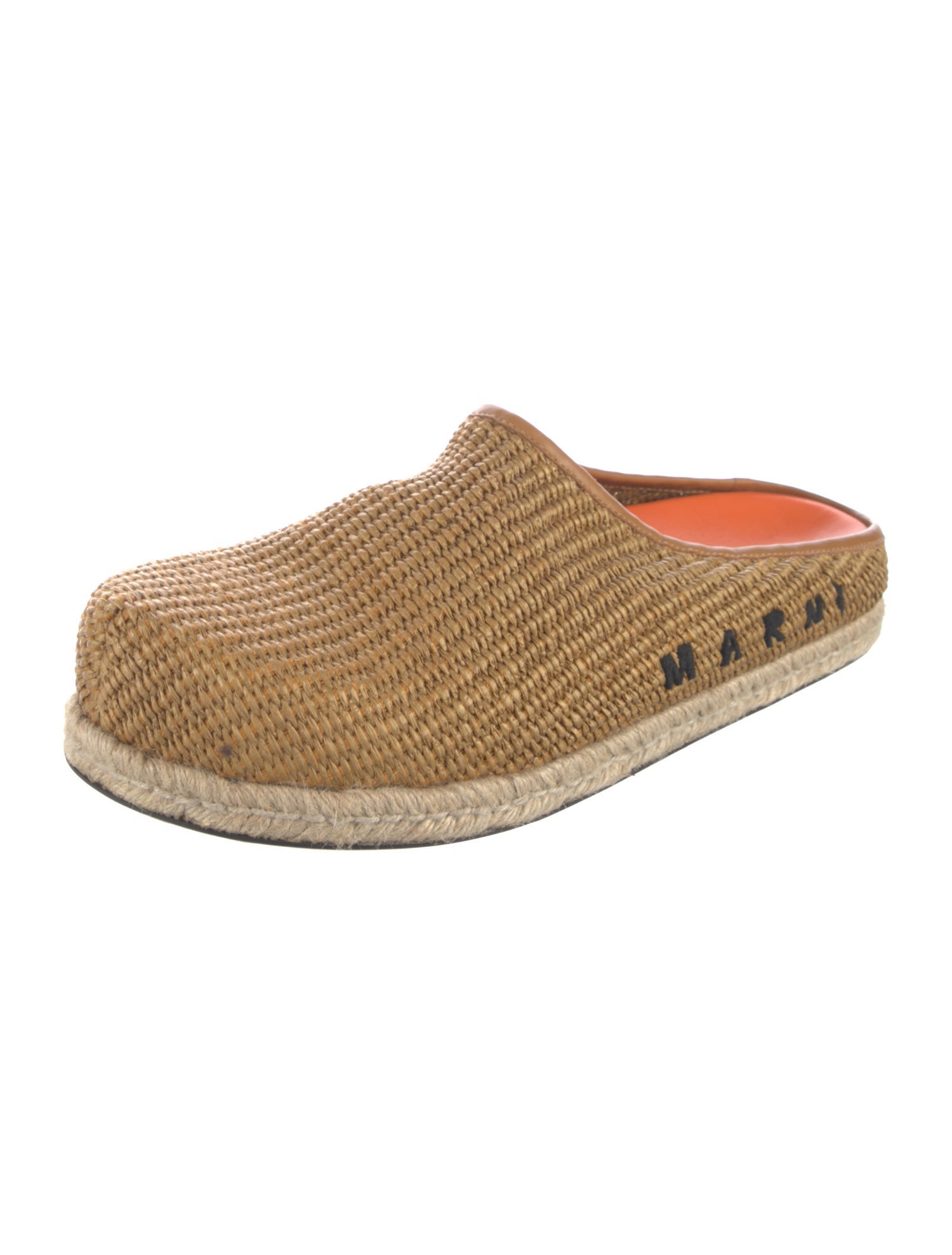 Marni Straw Braided Accents Espadrilles