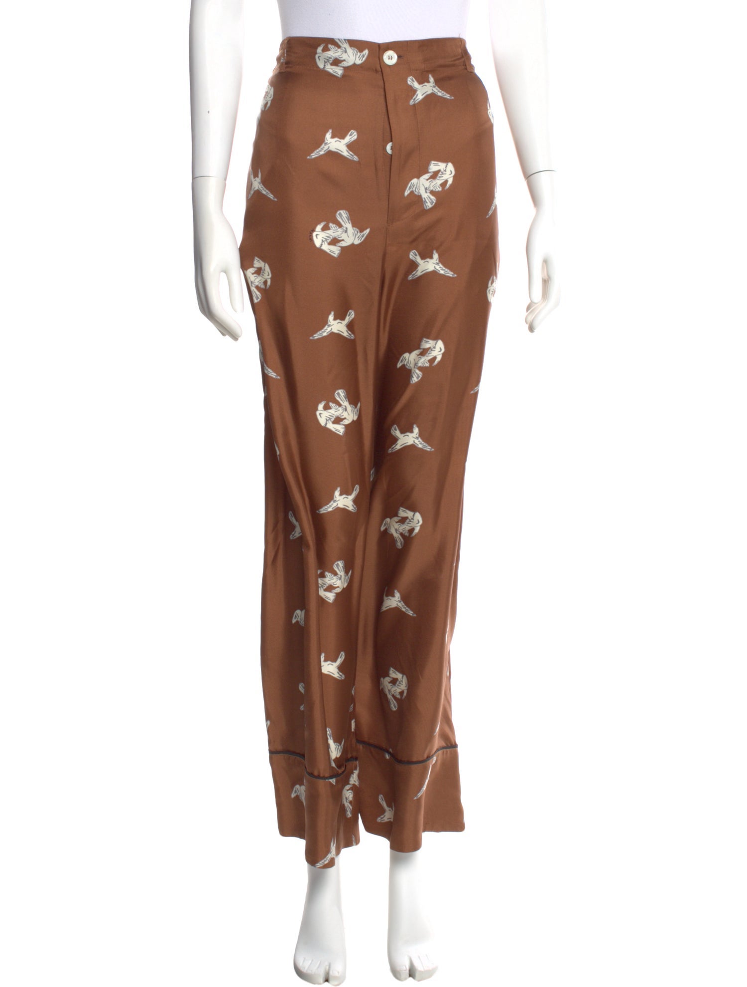 Marni Silk Wide Leg Pants