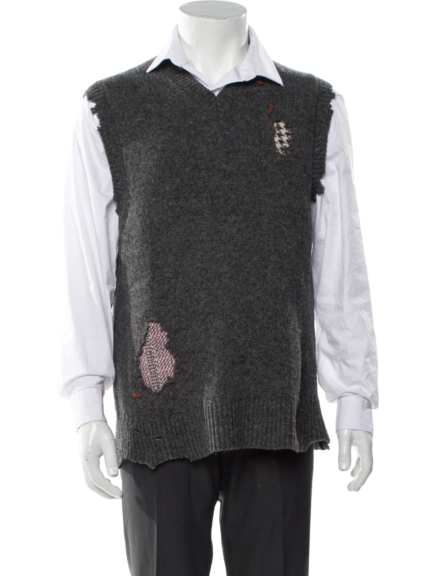 Marni Crew Neck Sleeveless Sweater Vest