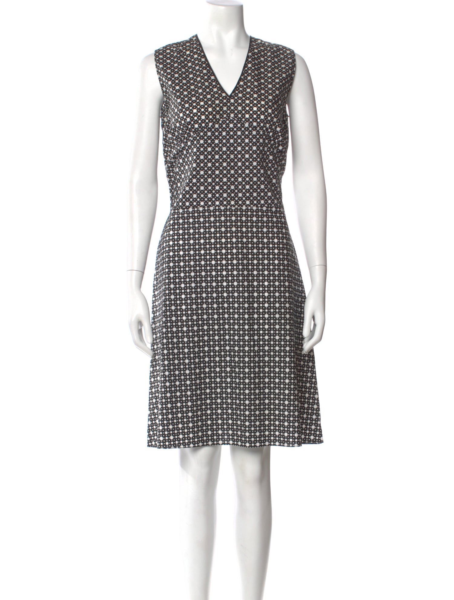 Marni Polka Dot Print Knee-Length Dress
