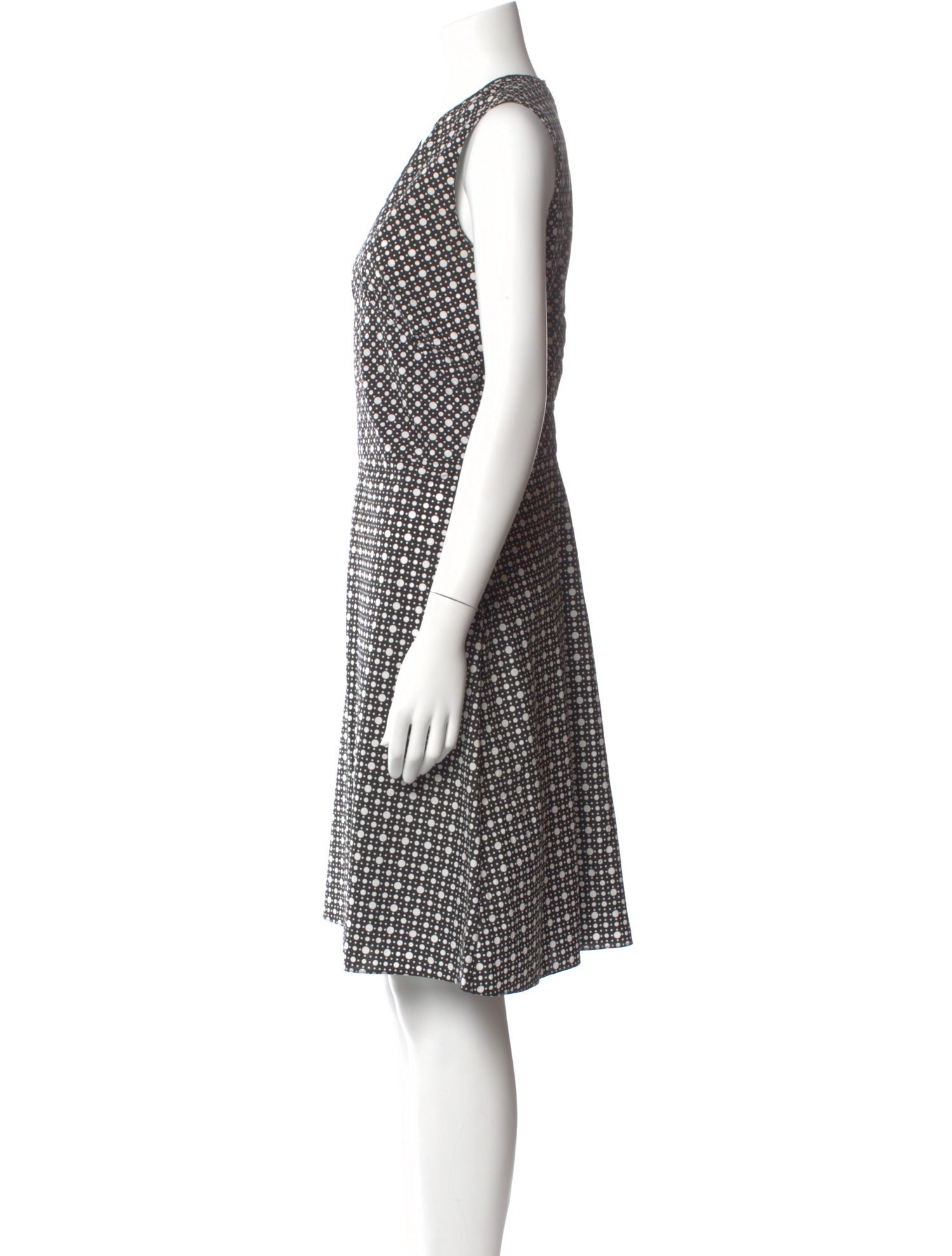 Marni Polka Dot Print Knee-Length Dress