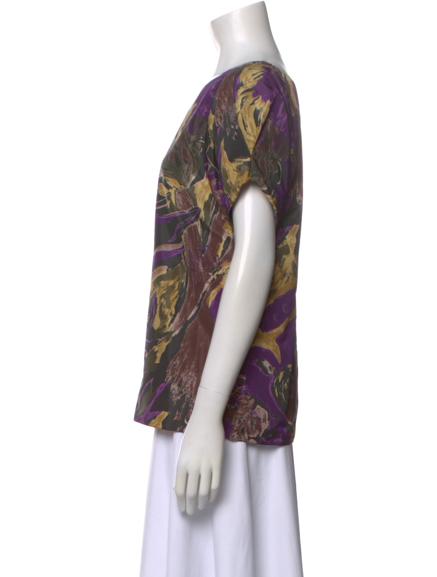 Marni Printed Crew Neck Top