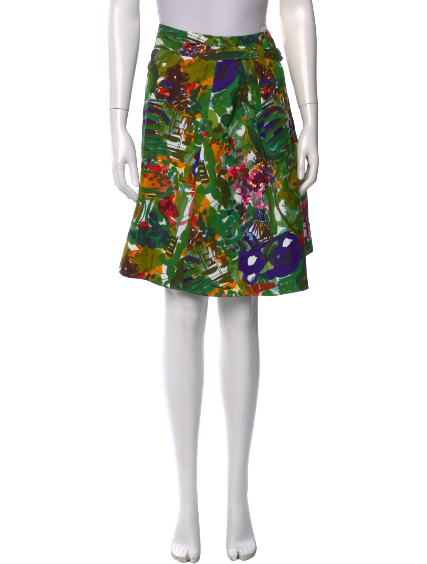 Marni Printed Knee-Length Skirt