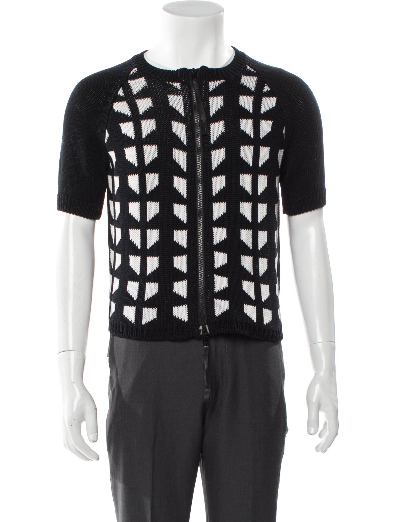 Marni Printed Crew Neck Cardigan