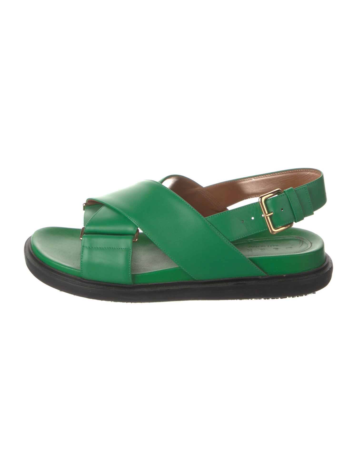 Marni Leather Slingback Sandals
