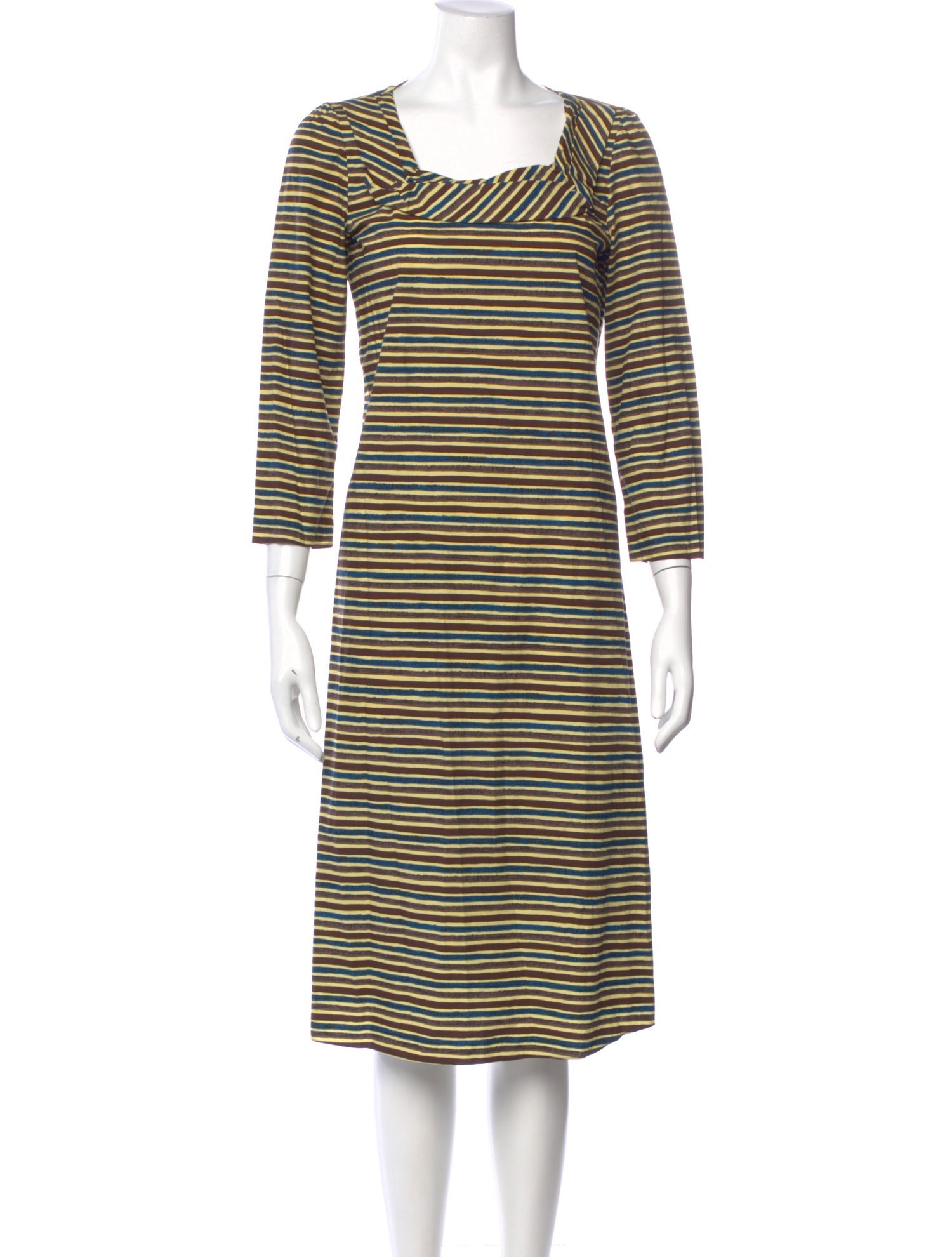 Marni Striped Knee-Length Dress