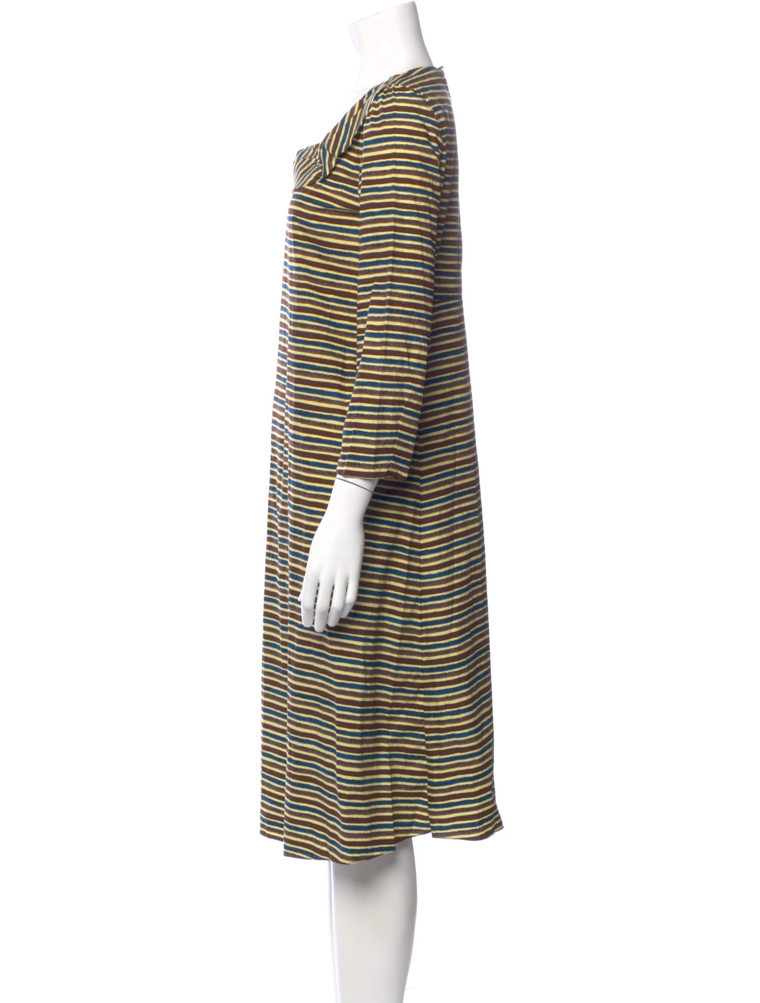 Marni Striped Knee-Length Dress