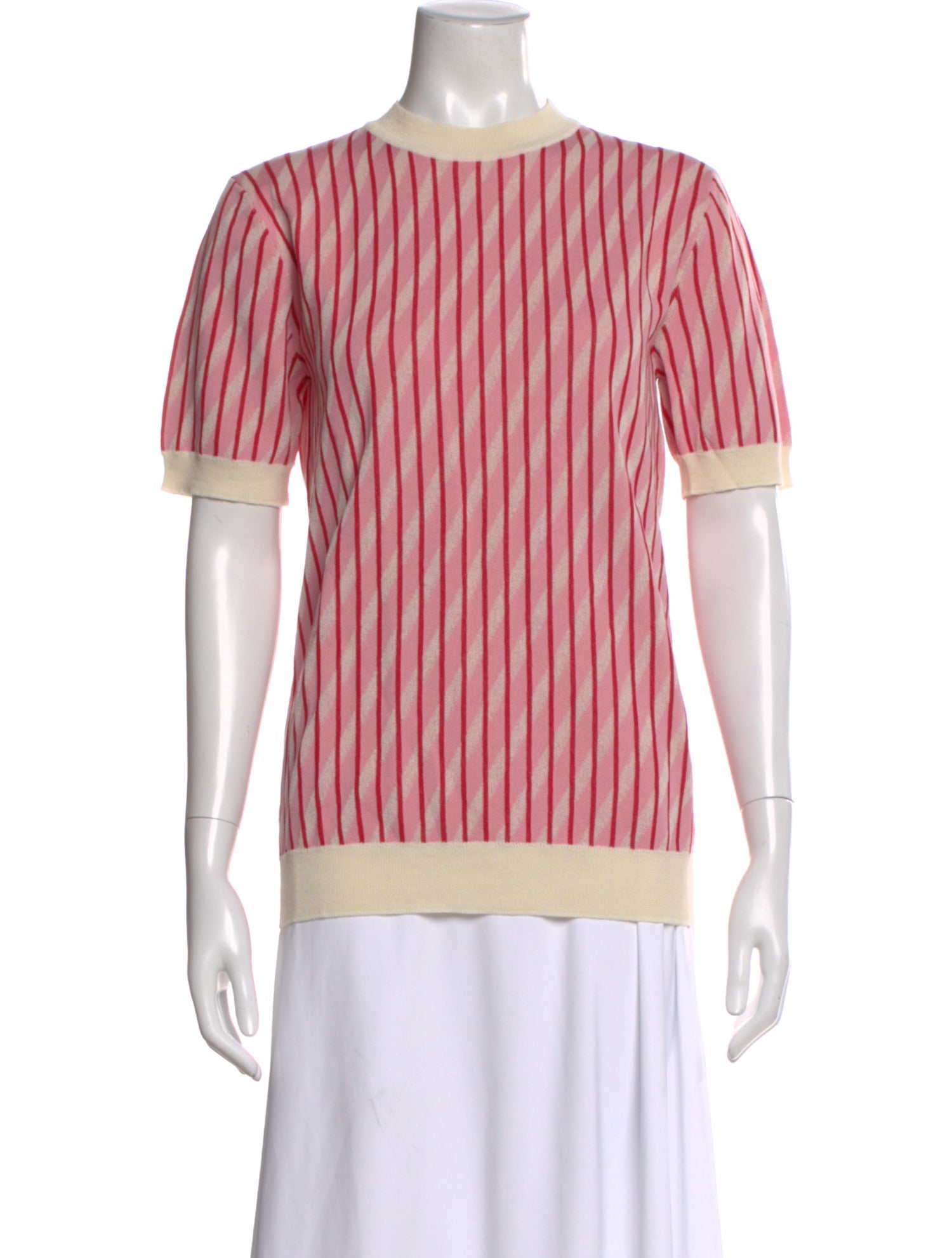 Marni Striped Crew Neck Top