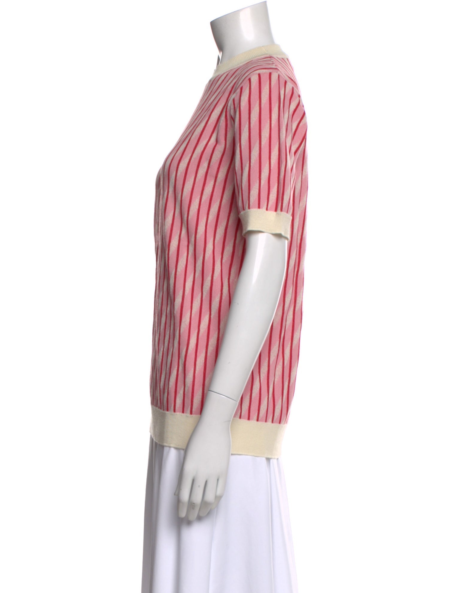 Marni Striped Crew Neck Top