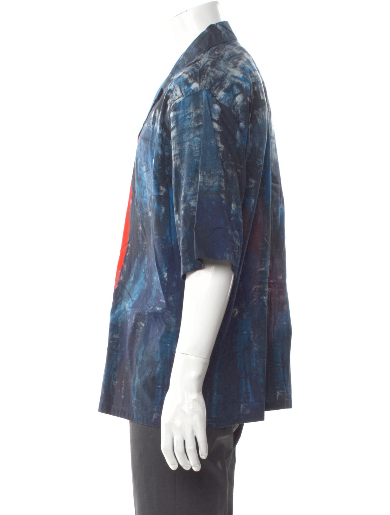 Marni Printed Three-Quarter Sleeve Shirt