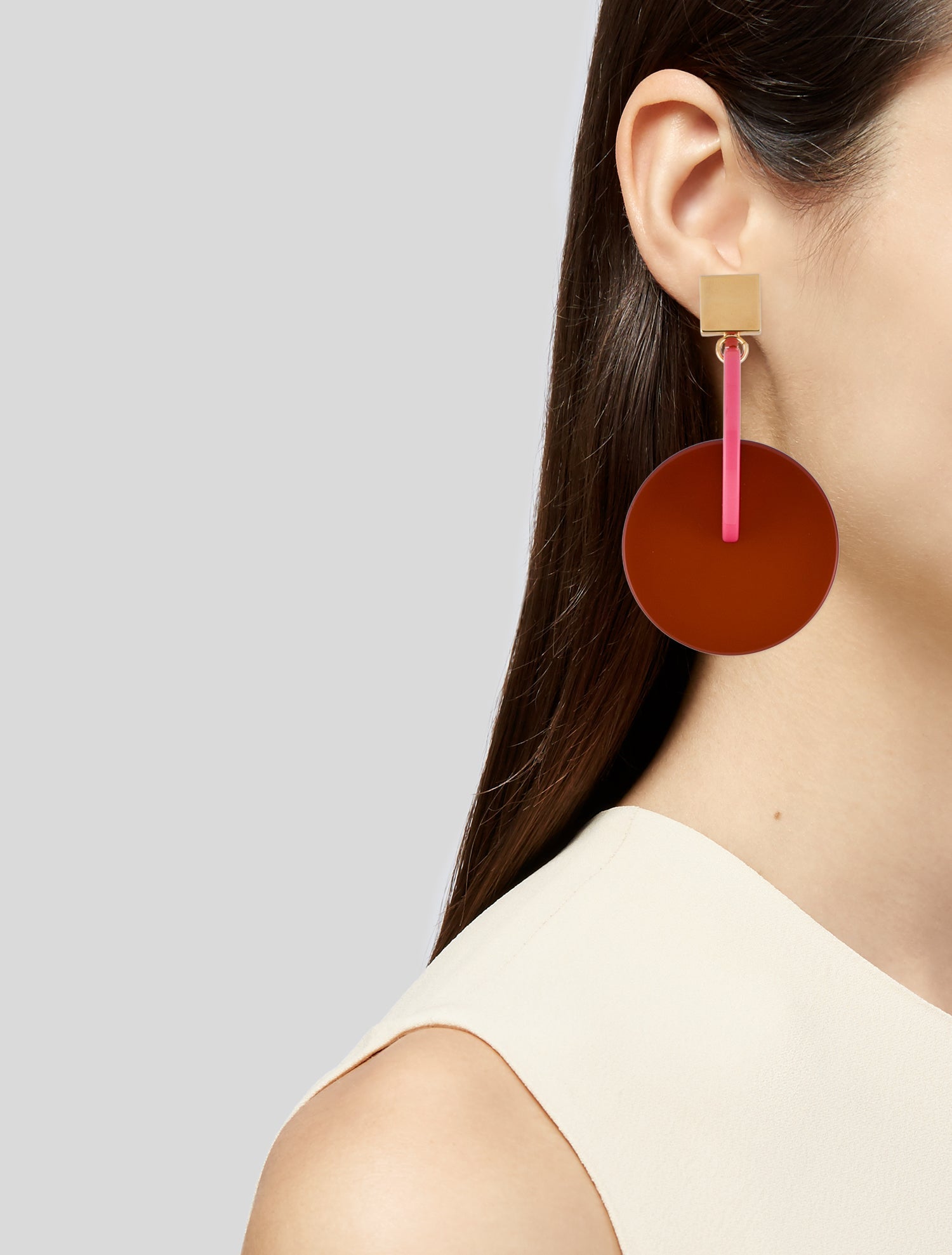 Marni Resin Drop Clip-On Earrings