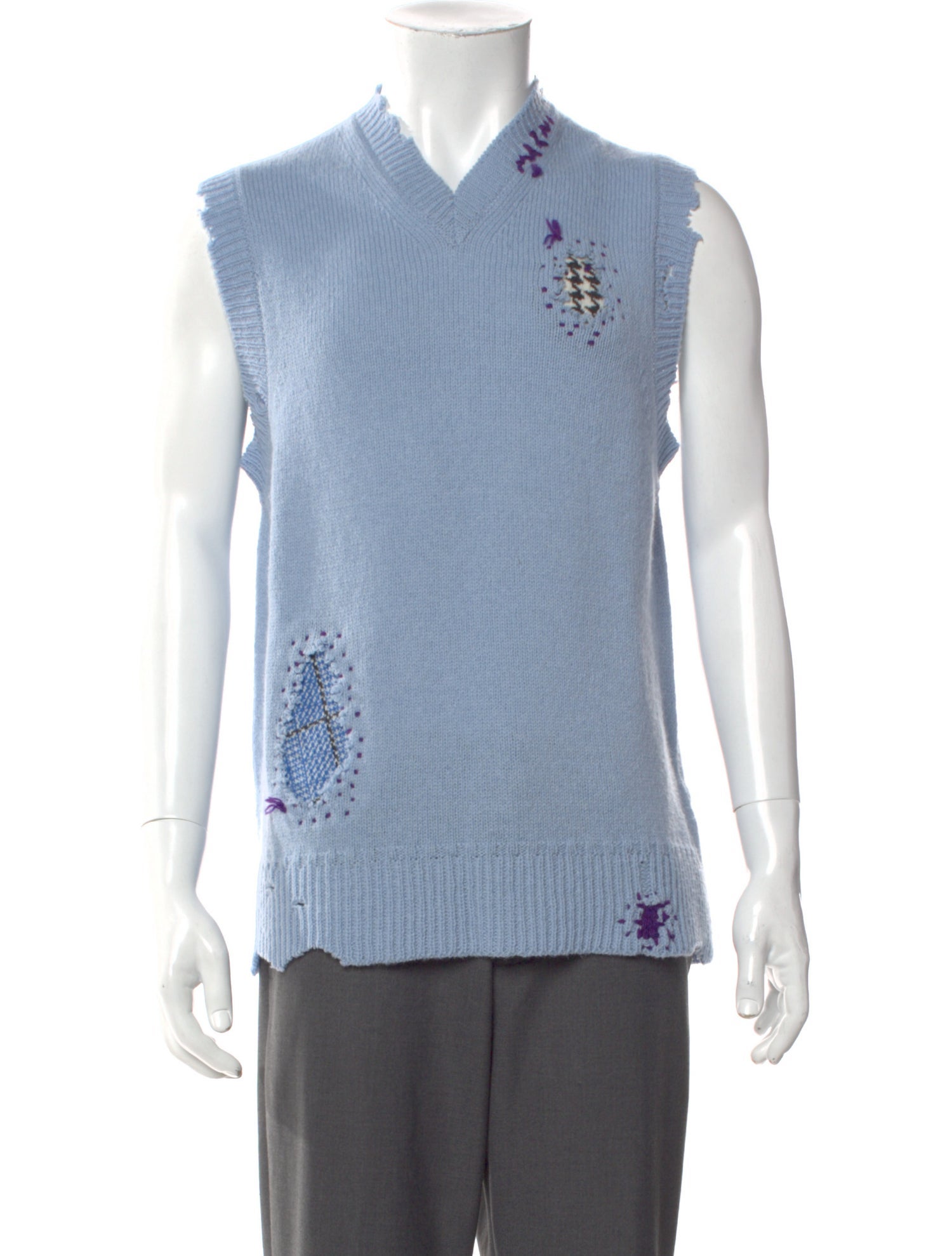 Marni Virgin Wool Graphic Print Sweater Vest w/ Tags