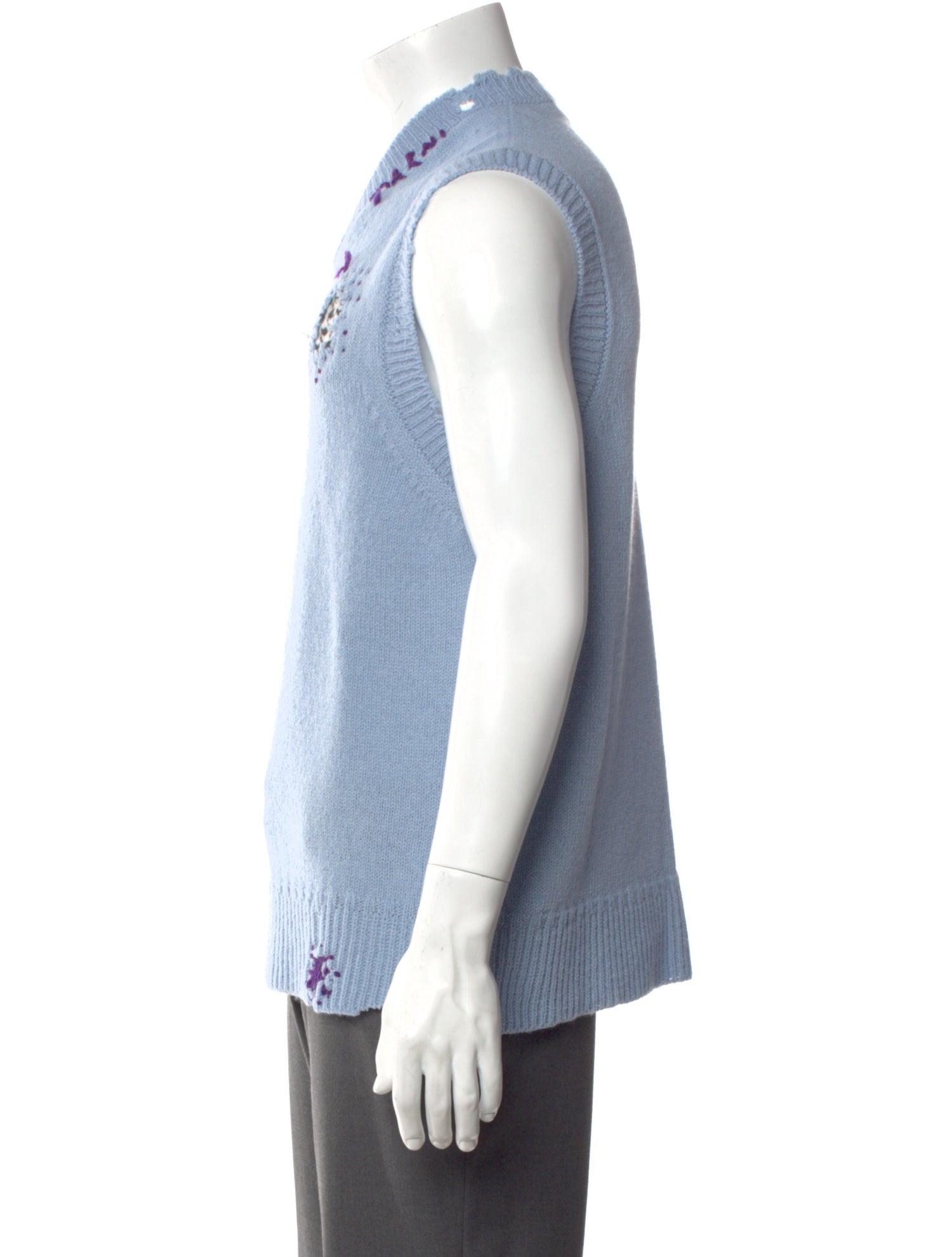 Marni Virgin Wool Graphic Print Sweater Vest w/ Tags