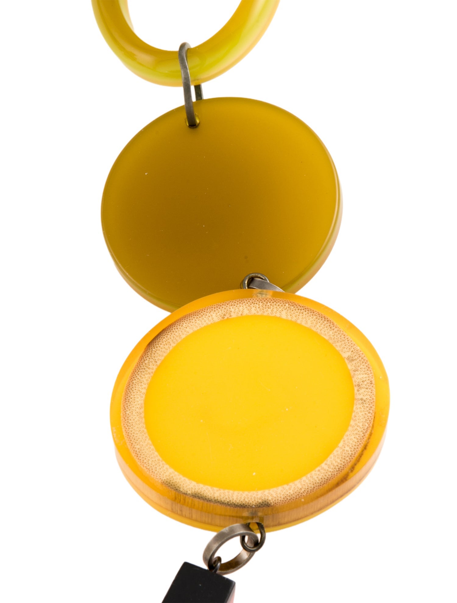 Marni Resin, Fabric & Horn Necklace