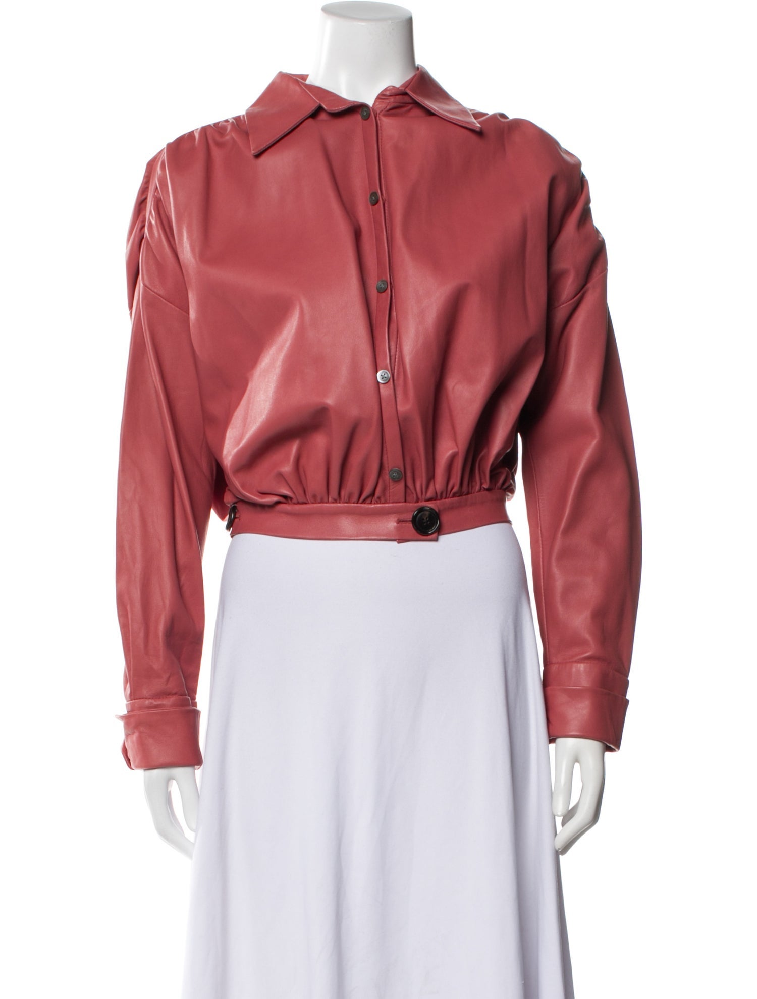 Marni Lamb Leather Bomber Jacket