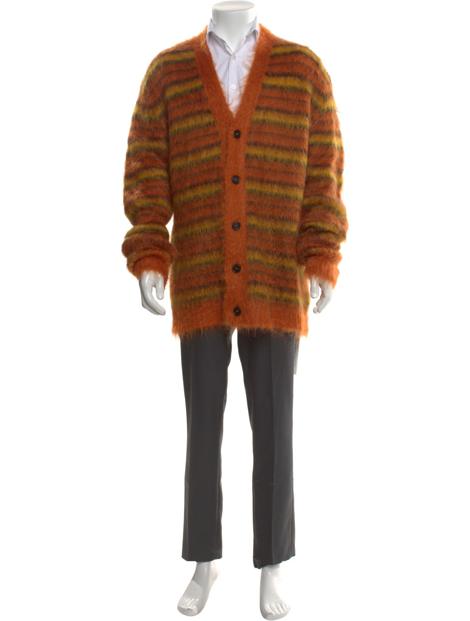Marni Mohair V-Neck Cardigan